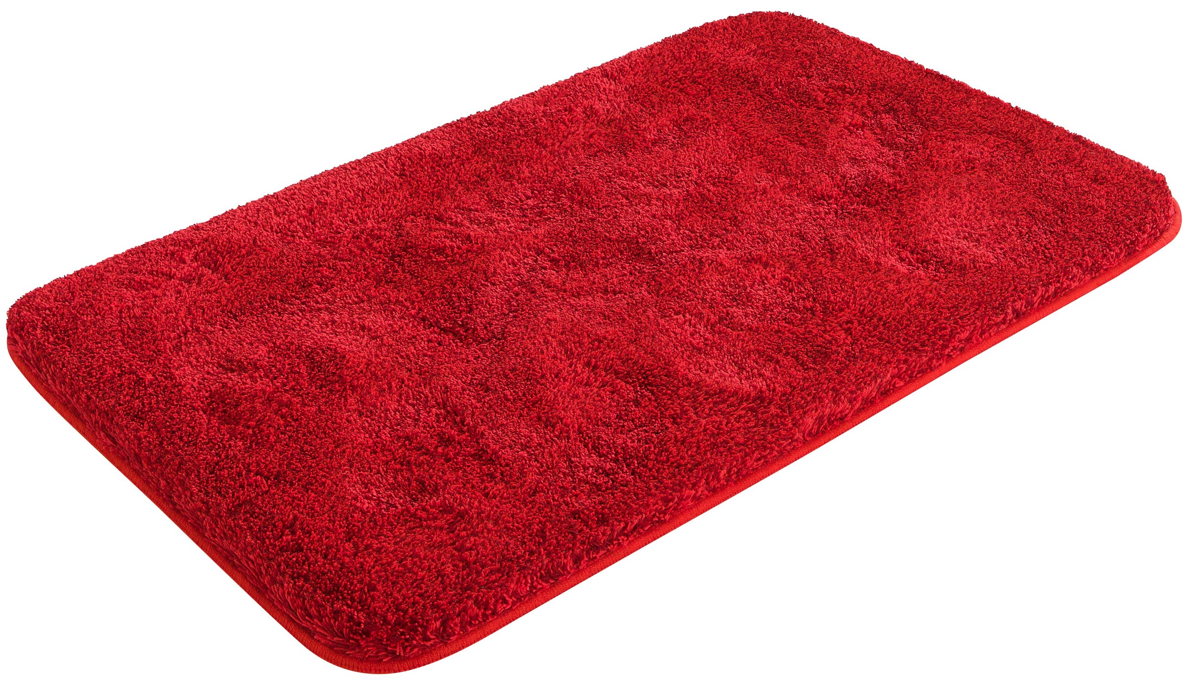 Grund Badematte »Melos, Badvorleger, Badezimmer Teppich, sehr weich« Höhe 27 mm rutschhemmend beschichtet fußbodenheizungsgeeignet melierte Optik, sehr weicher Flor, Melange-Effekt, Made in Europe