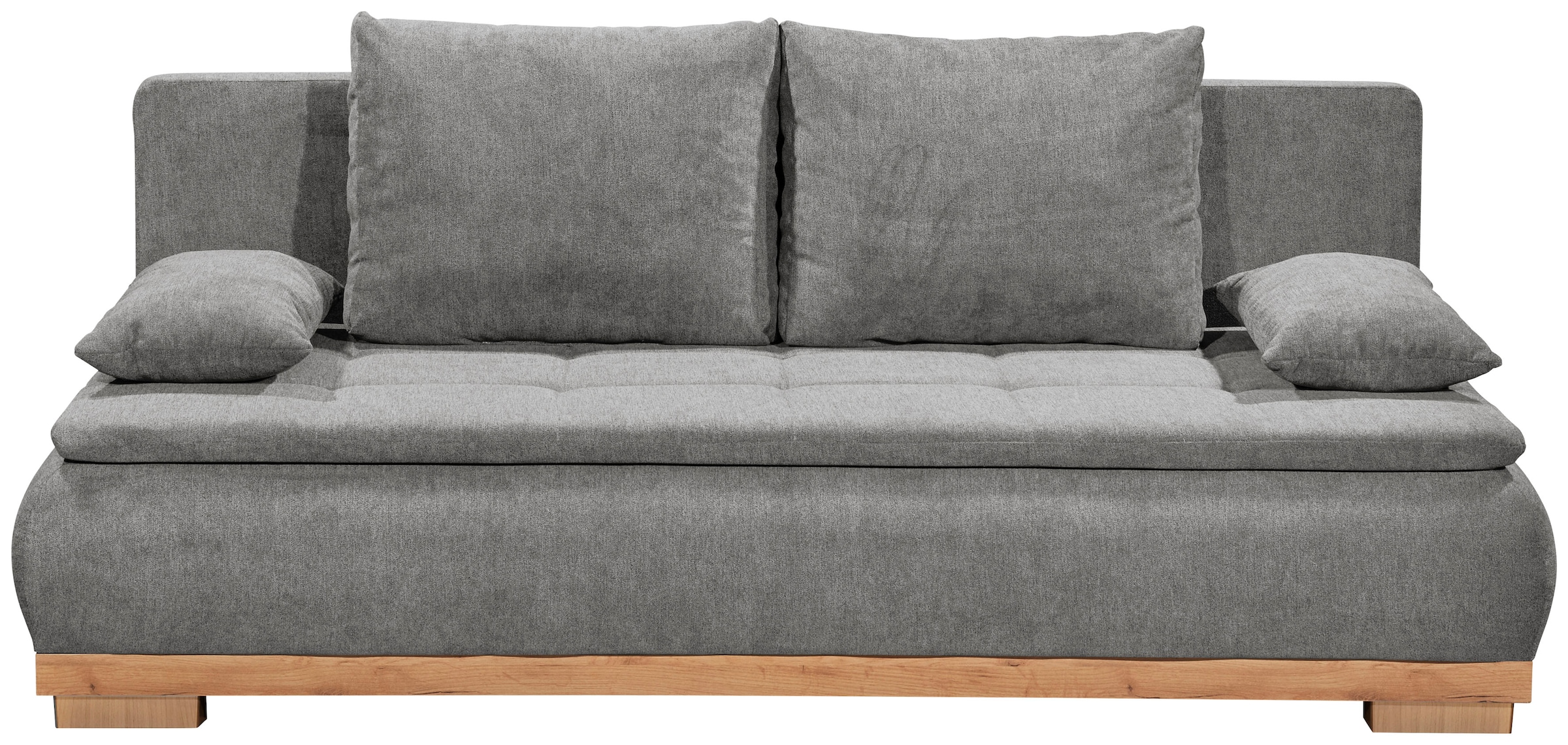 ED EXCITING DESIGN Schlafsofa »Mila«, mit Bettkasten & 2 Armlehnenkissen