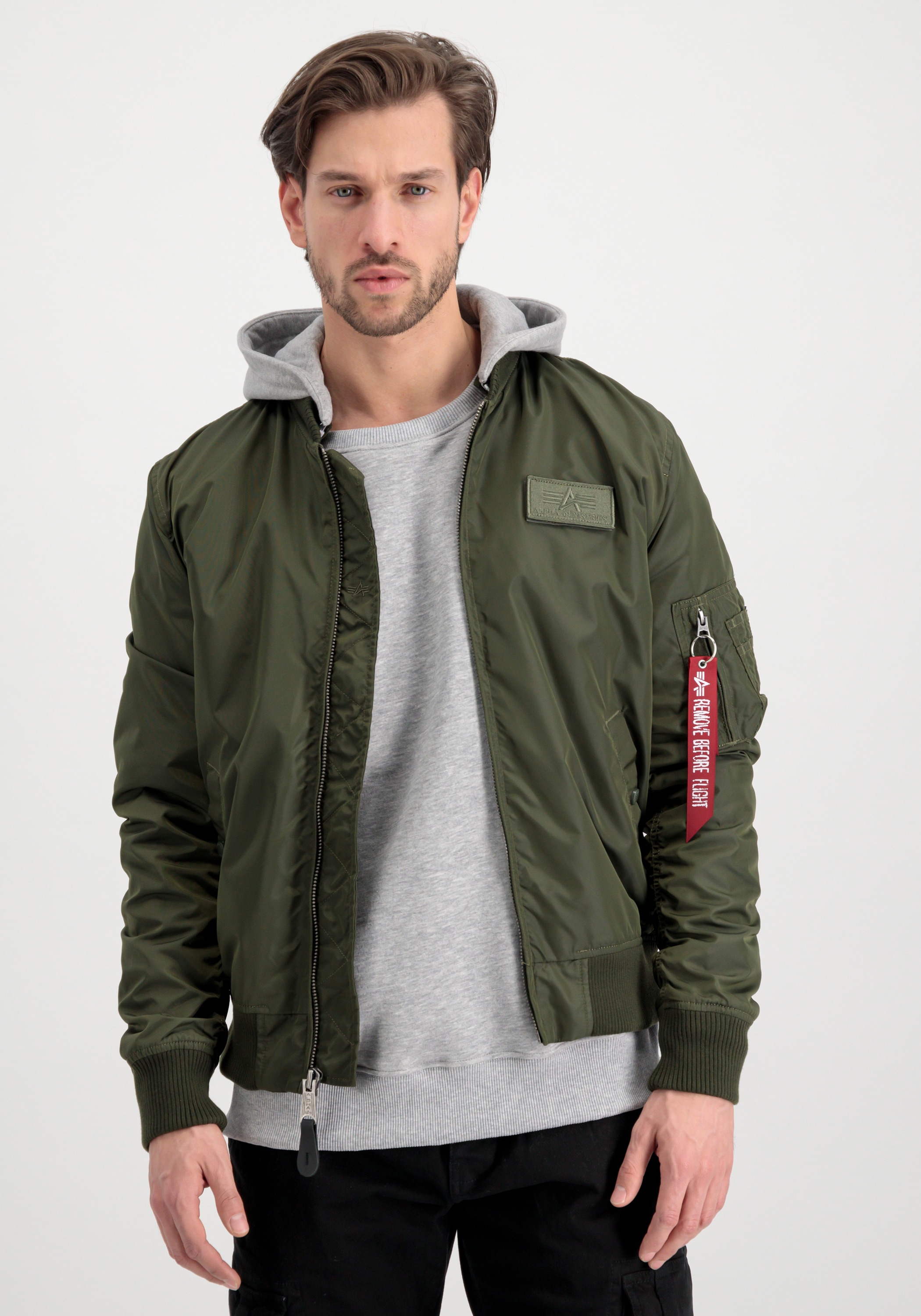 Alpha Industries Bomberjacke »Alpha Industries Men - Bomber Jackets MA-1 TT Two Tone Hood«