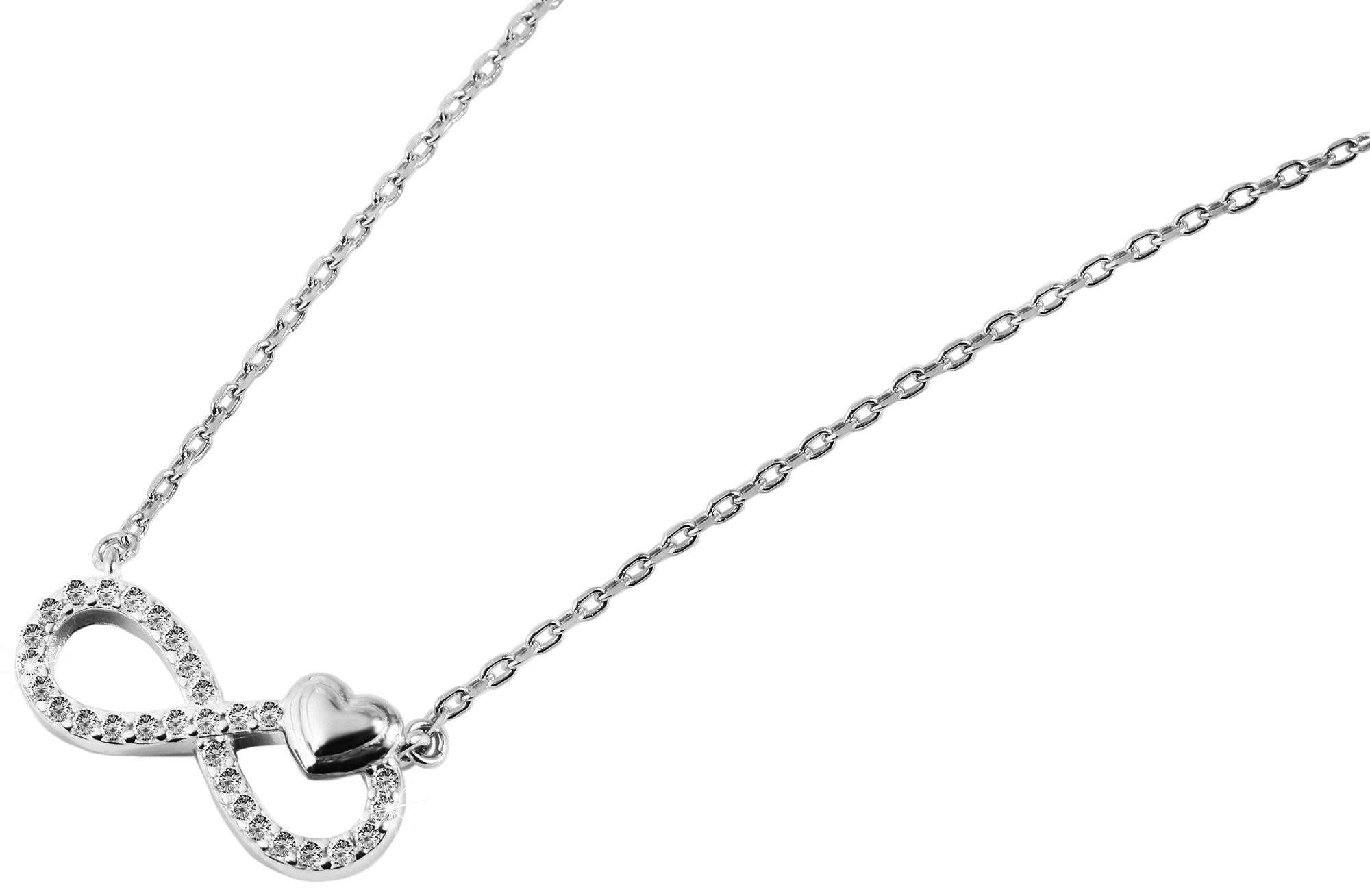 Adelia´s Kette ohne Anhänger »Damen Halskette mit Anhänger ¿ Unendlichkeitszeichen aus 925 Silber«