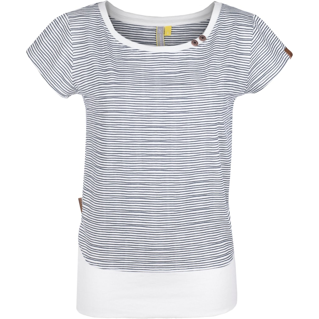 Alife & Kickin T-Shirt, maritimes Shirt mit breitem Bündchen