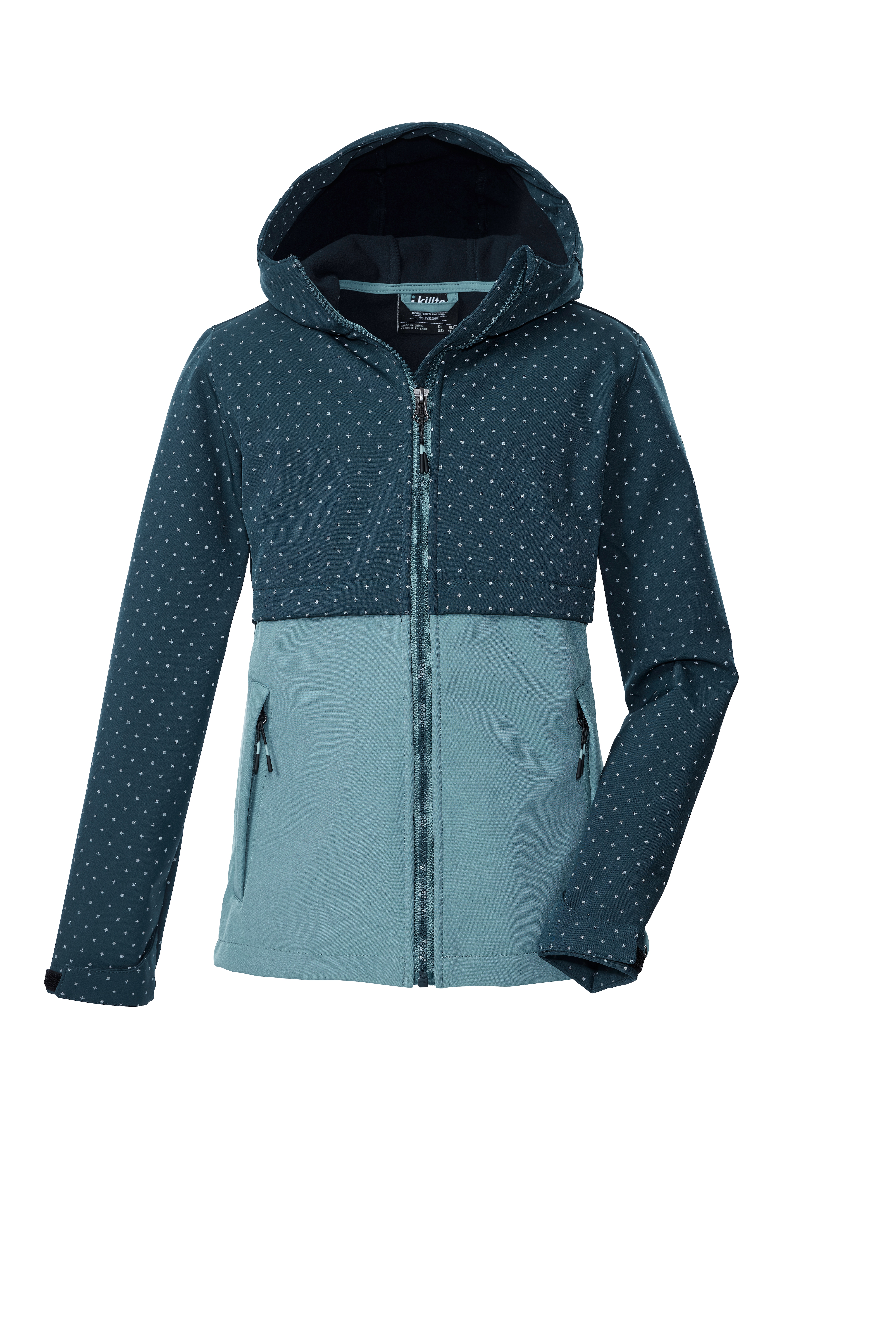 Killtec Mädchen Softshelljacke »KOW 227 GRLS SFTSHLL JCKT« 1 Stk. tlg. in blau, Größe 128