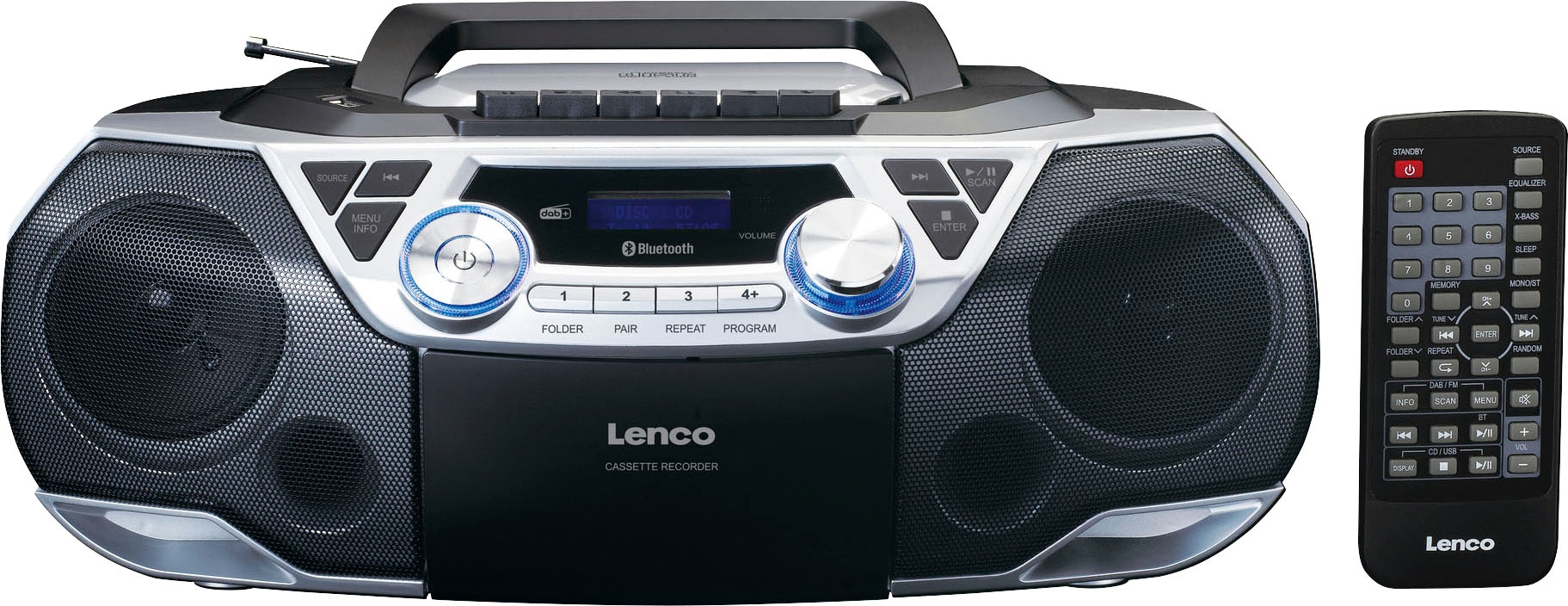 Lenco Boombox »SCD-720SI«, (Digitalradio (DAB+)