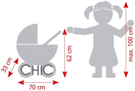 CHIC2000 Puppenbuggy »Jogging-Buggy Lola« mit klappbarem Verdeck