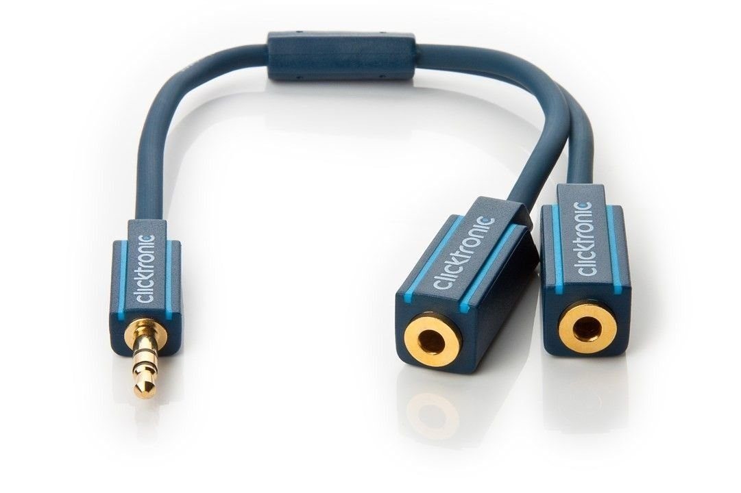 MP3 Y-Adapter »2x Klinke 3,5 mm Buchse«