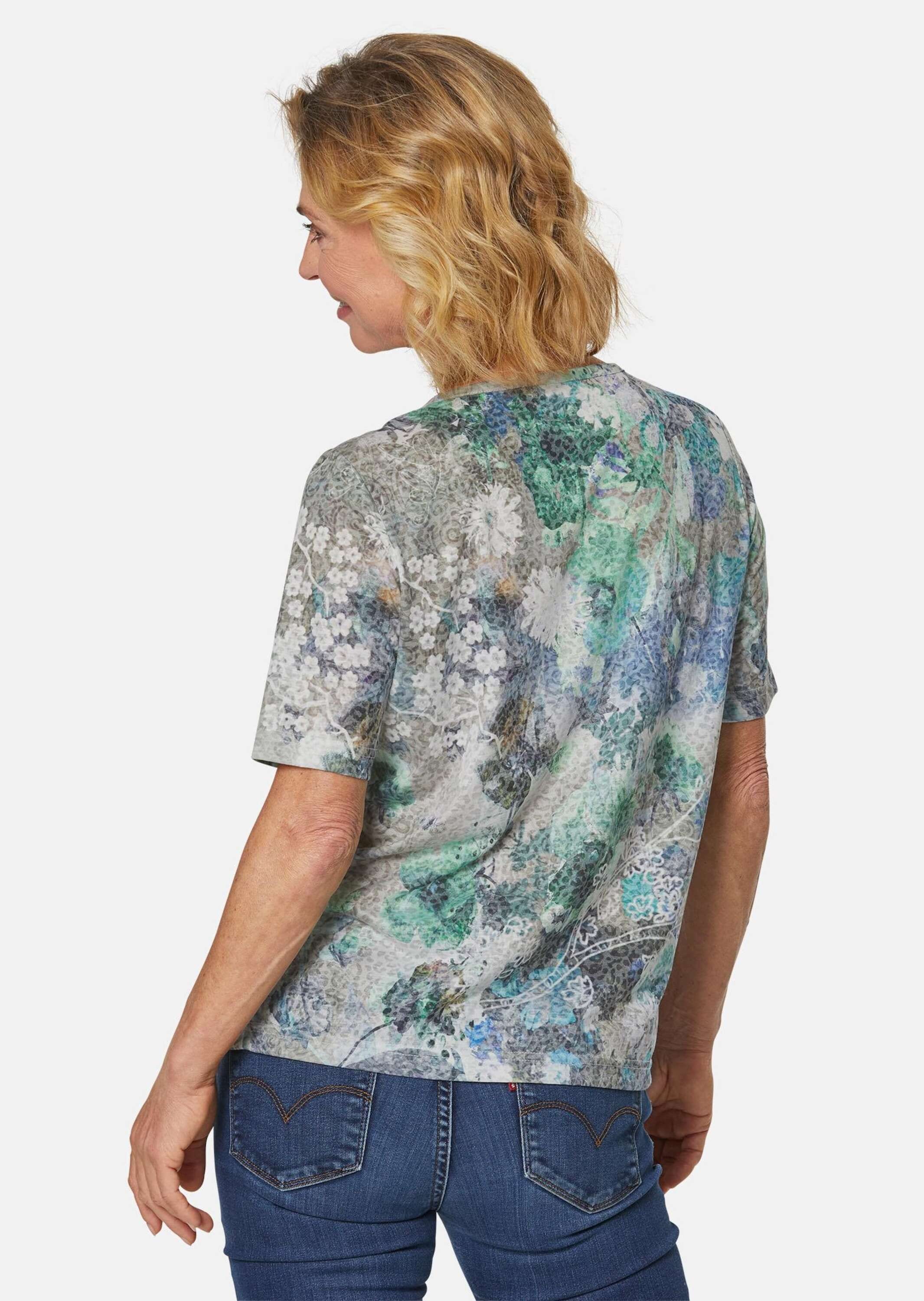 GOLDNER Print-Shirt »Faszinierendes Ausbrenner-Shirt«