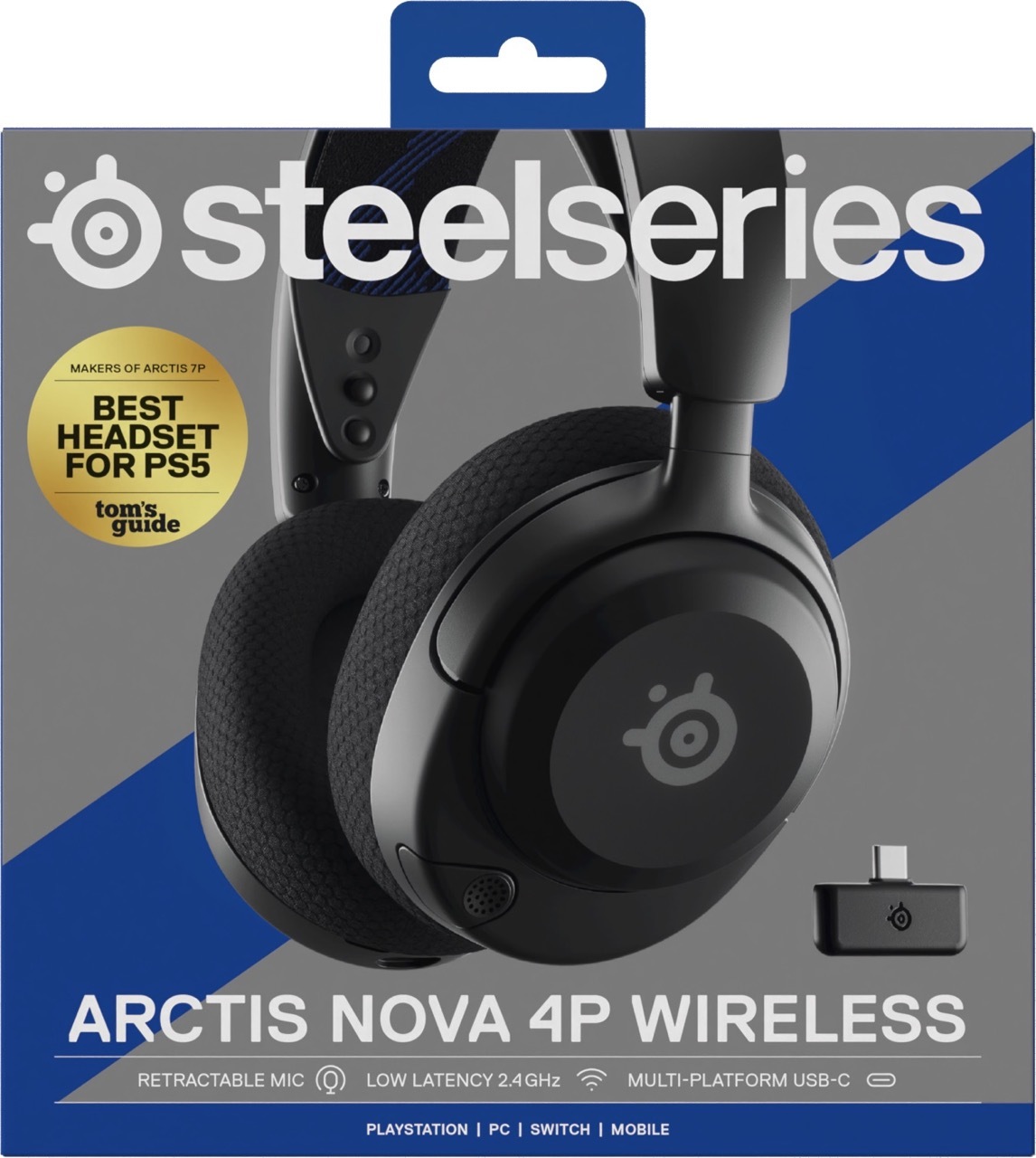 SteelSeries Gaming-Headset »Arctis Nova 4P«, 360 Spatial Audio