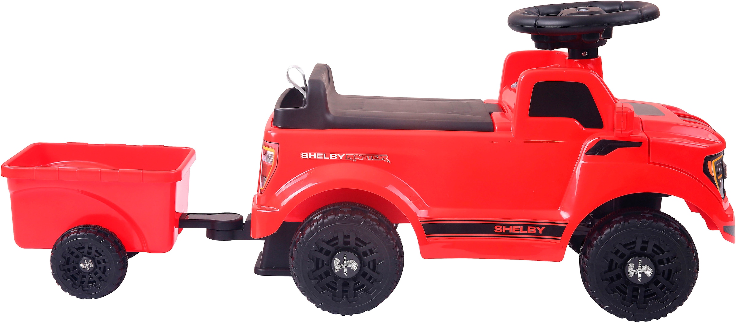 Jamara Rutscherauto »Shelby Ford F-150 Raptor mit Anhänger« mit Soundeffekten