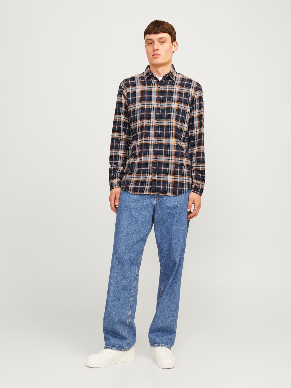Jack & Jones Langarmhemd »JJJOSHUA FALL FLANNEL SHIRT LS«