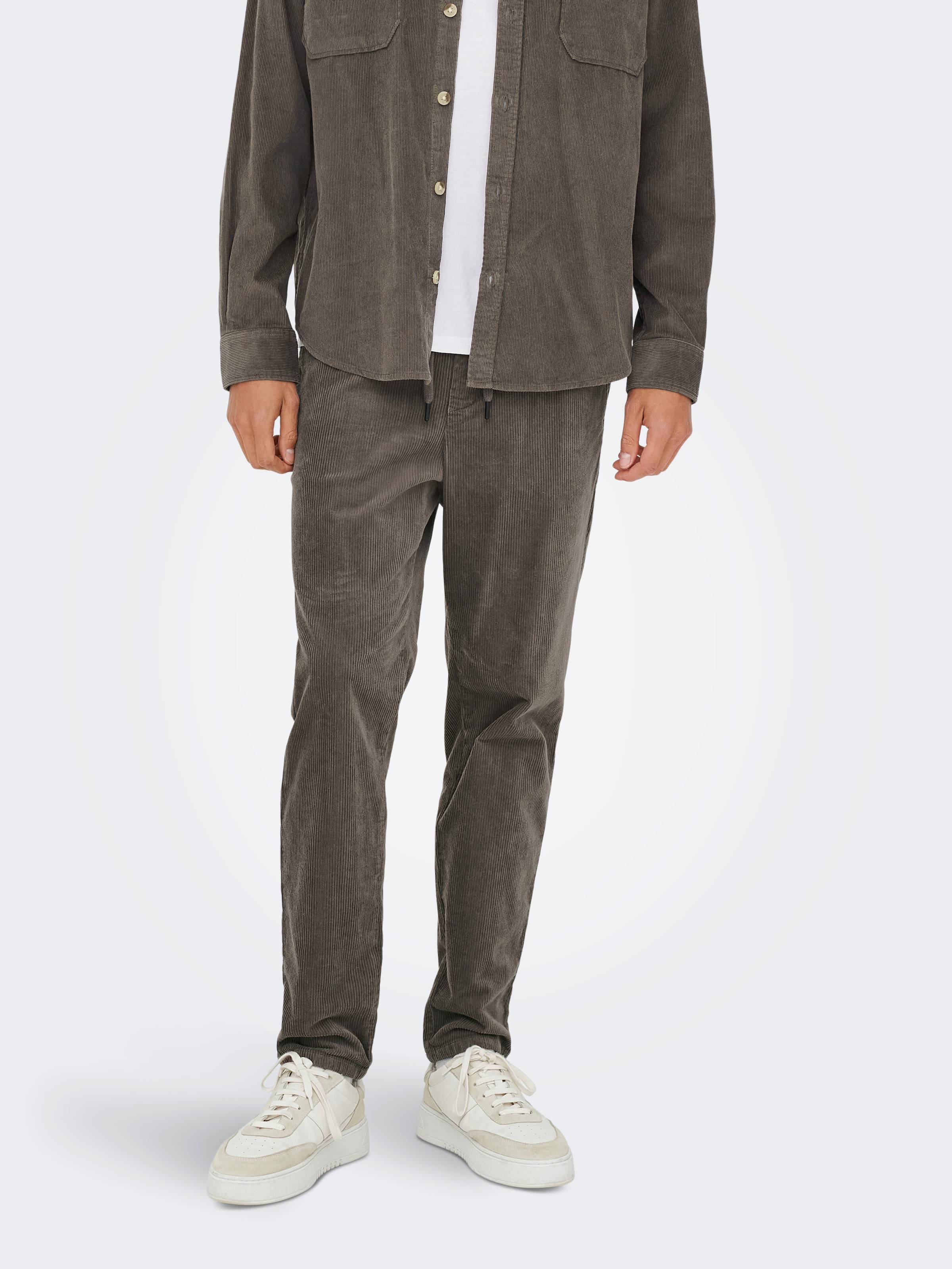 ONLY & SONS Cordschlupfhose »ONSLINUS TAP CORDUROY 0185 PANT NOOS«  Baumwollmischung, regular fit