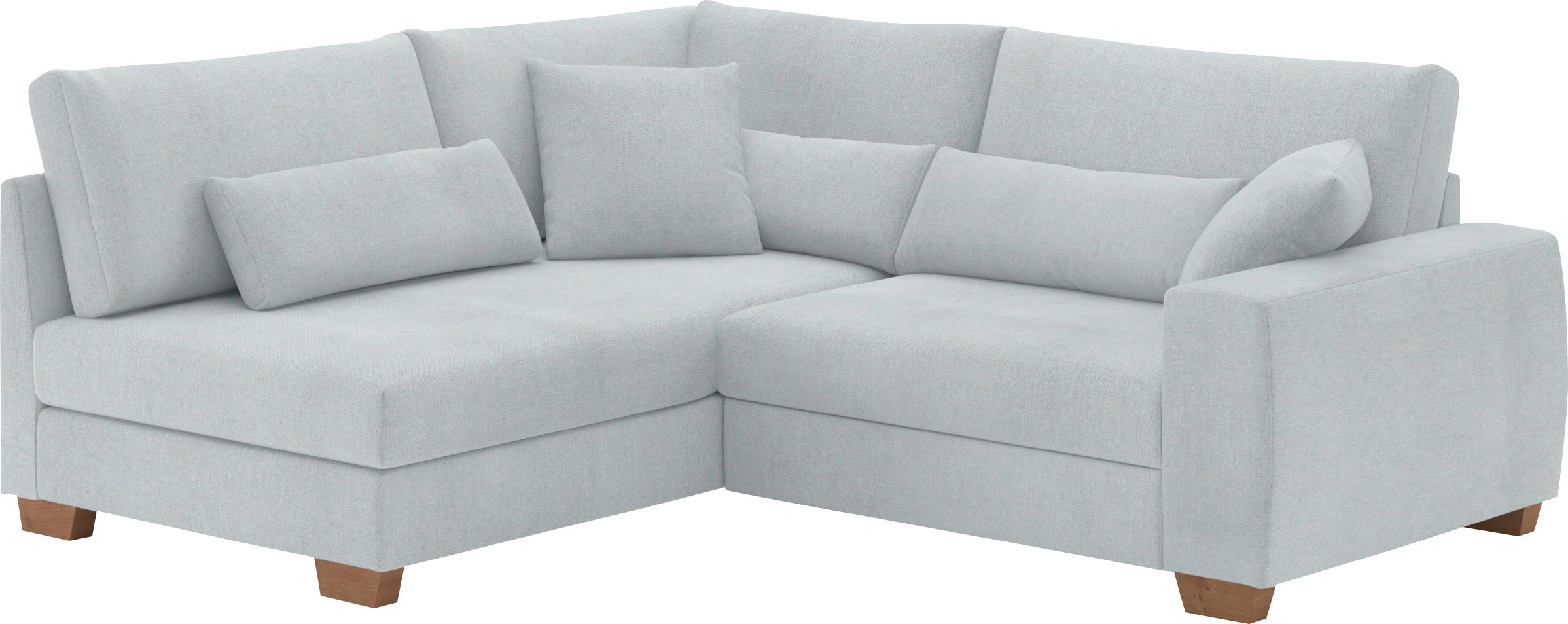 Mr. Couch Ecksofa »Hilla L-Form«, Mit Federkern, wahlweise mit Bettfunktion und Taschenfederkern