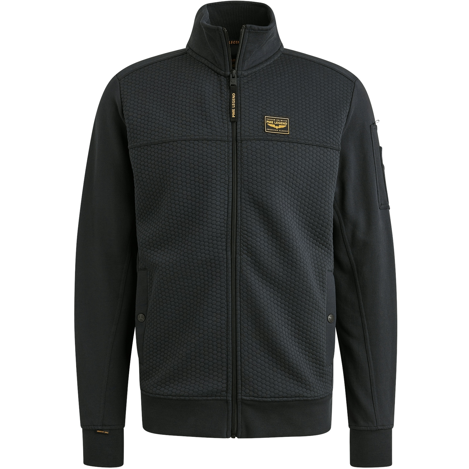 PME LEGEND Sweatjacke, mit Logo Stickerei