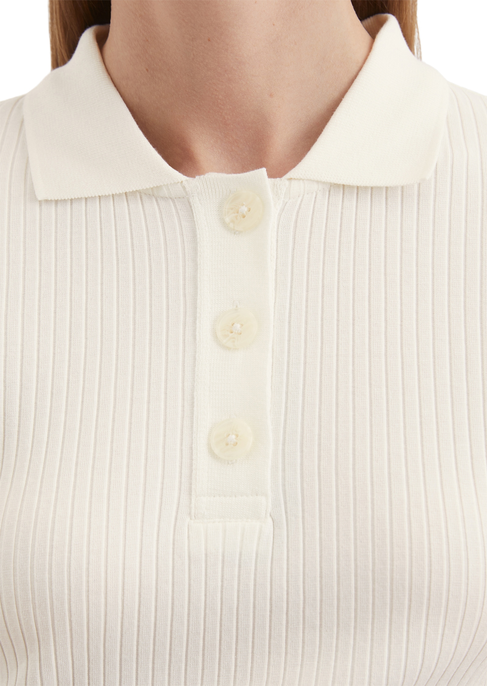 Marc O'Polo Poloshirt, in lässiger Rippstruktur