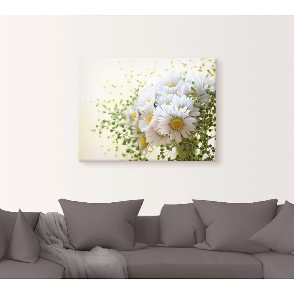 Artland Wandbild »Gänseblümchen und Hofstaat«, Blumen, (1 St.)