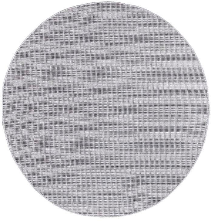 Carpet City Outdoorteppich »PALM3471«, rund, 5 mm Höhe, Wetterfest & UV-beständig, für Balkon, Terrasse, Küche, flach gewebt
