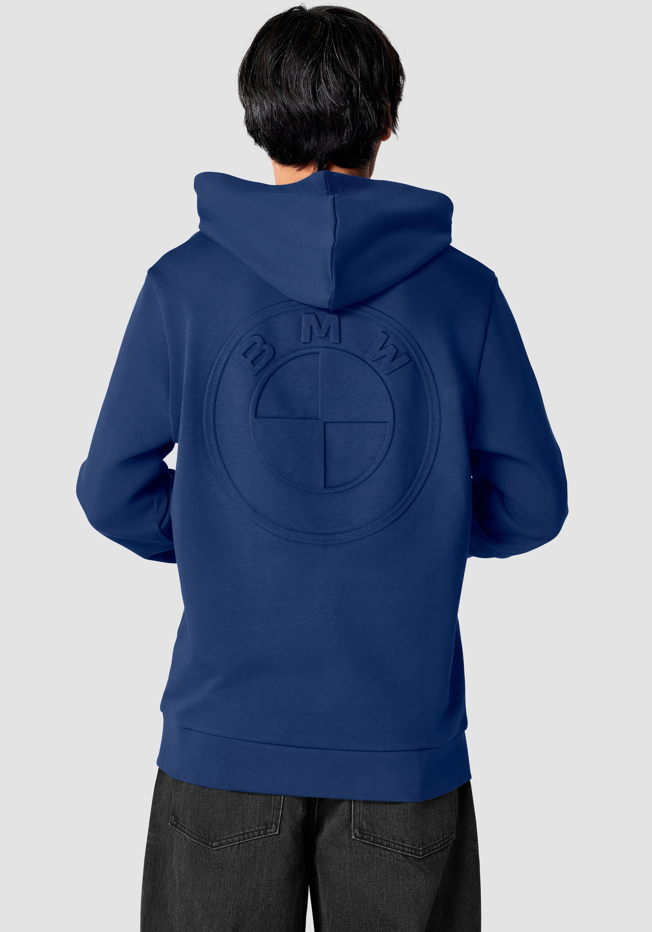 Hoodie, mit farbgleichem Logo auf der Rückseite