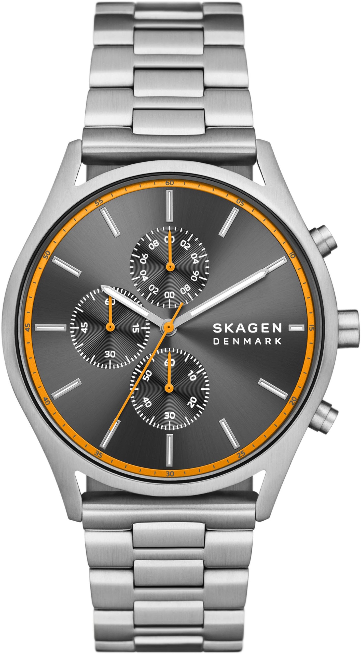 Skagen Chronograph »HOLST CHRONOGRAPH«, Quarzuhr, Armbanduhr, Herrenuhr, Stoppfunktion, Edelstahlarmband