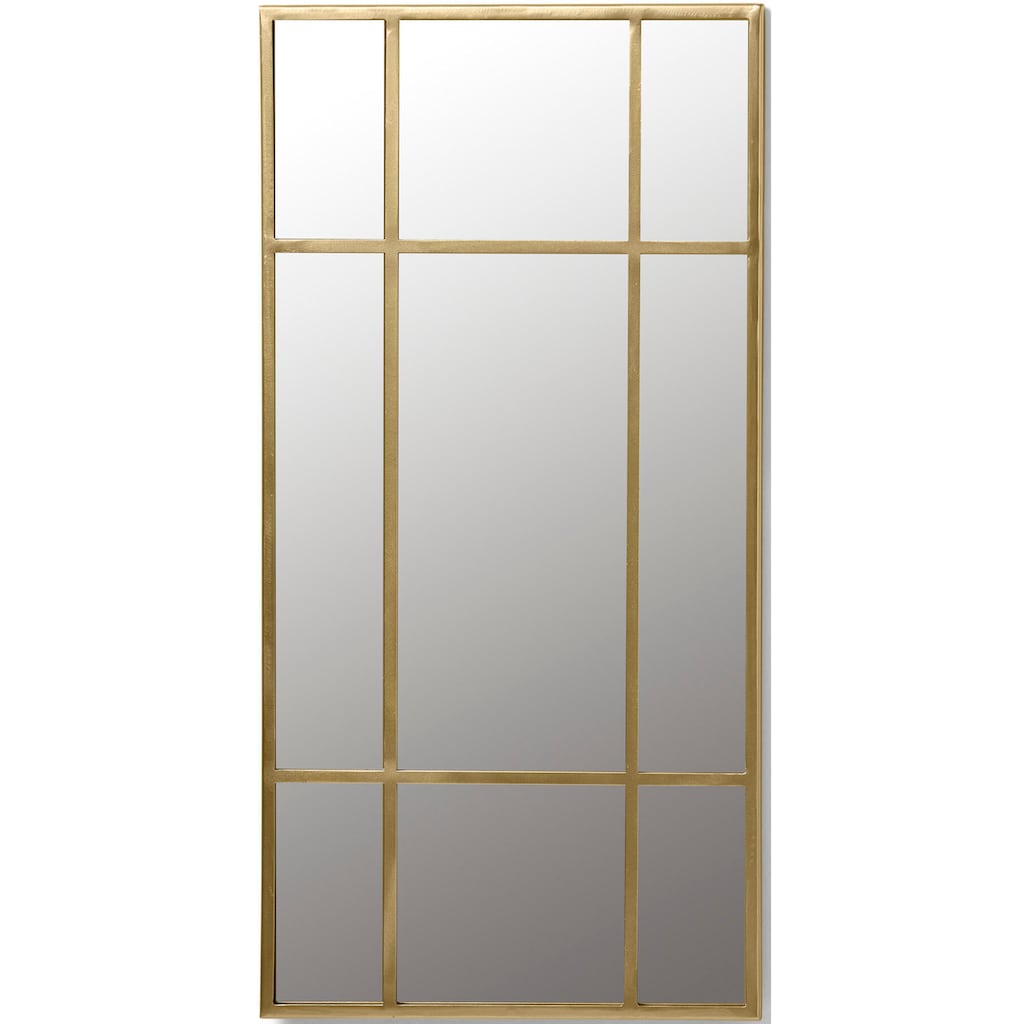 Leonique Dekospiegel »Stella, gold«, (1 St.), Wandspiegel, Rahmen aus Metall, dekorativ im Wohnzimmer & Schlafzimmer