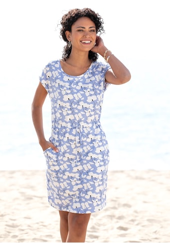Beachtime Jerseykleid, mit Blumenmuster kaufen