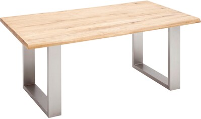 MCA furniture Esstisch »Greta«, Esstisch Massivholz mit Baumkante oder grader Kante kaufen