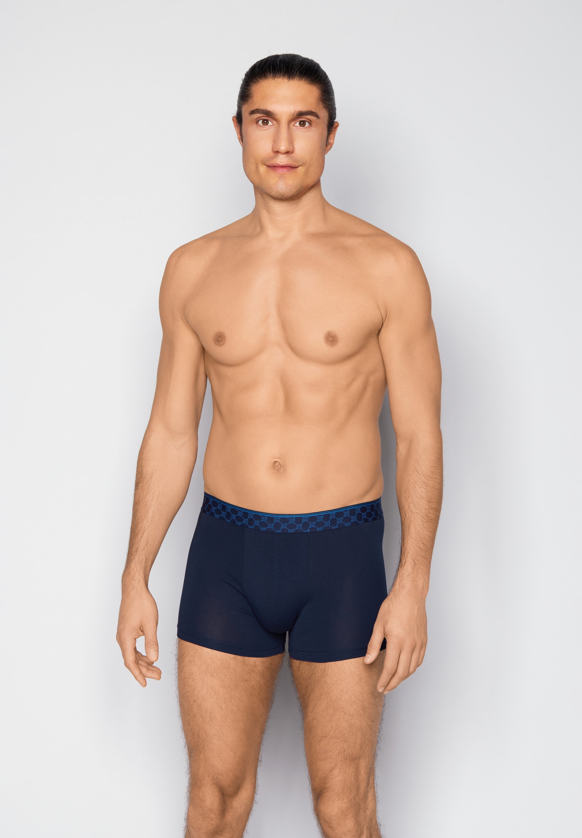 JOOP! Boxershorts »Everyday« 3er Pack,  ohne Eingriff, Cornflower-Logobund, Baumwollmix