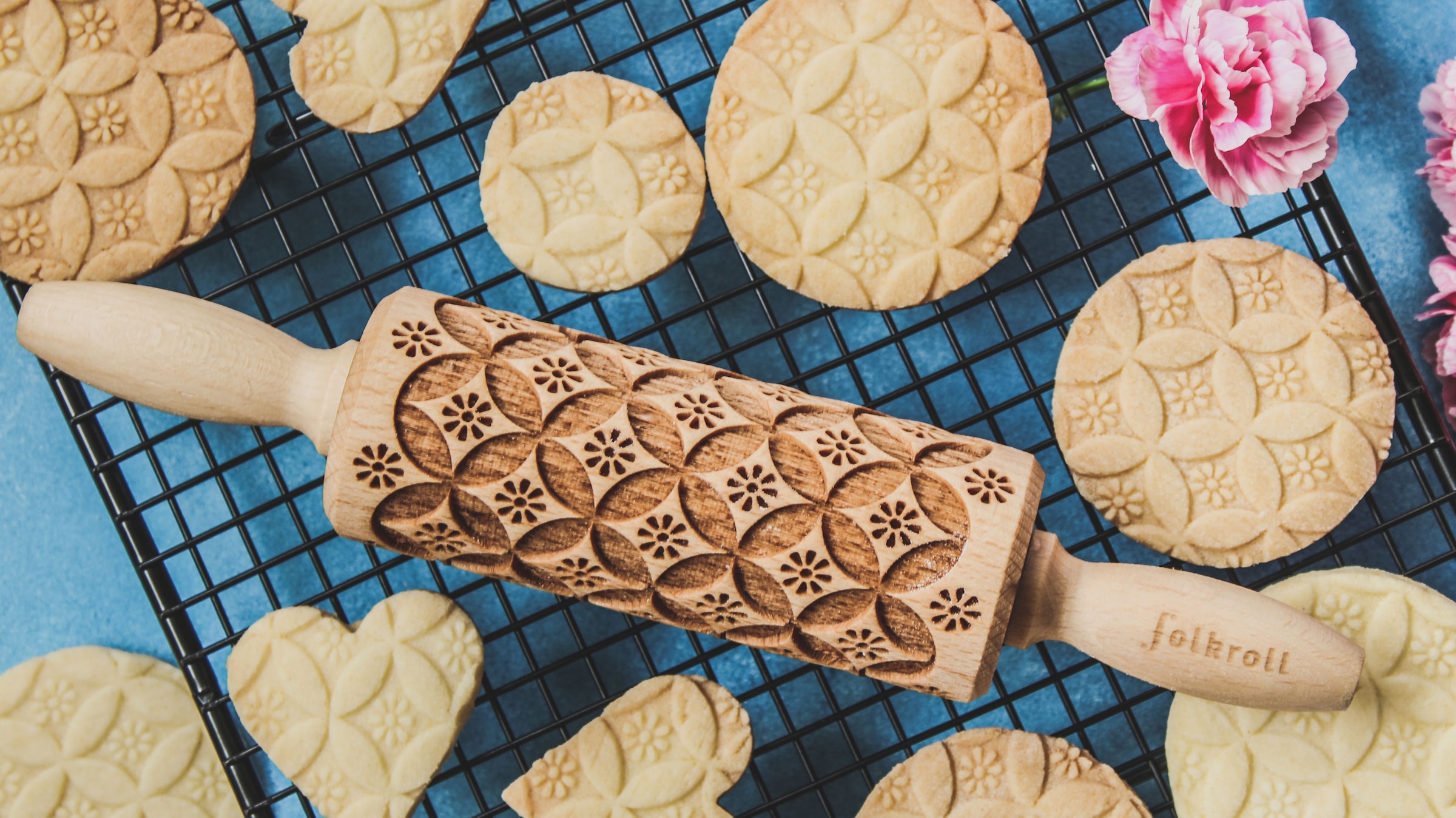 folkroll Teigroller »3D-Motiv-Teigrolle« China