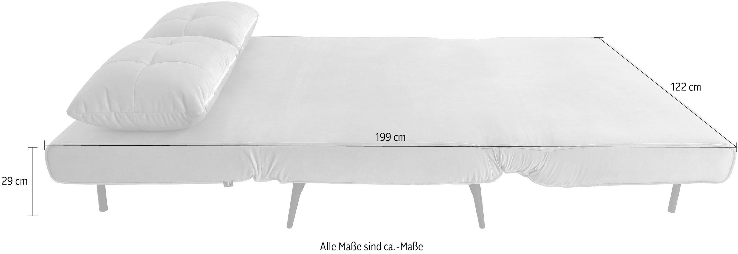 Leonique Daybett »Alise«, mit Schlaffunktion, in tollen Farben und Qualitäten erhältlich