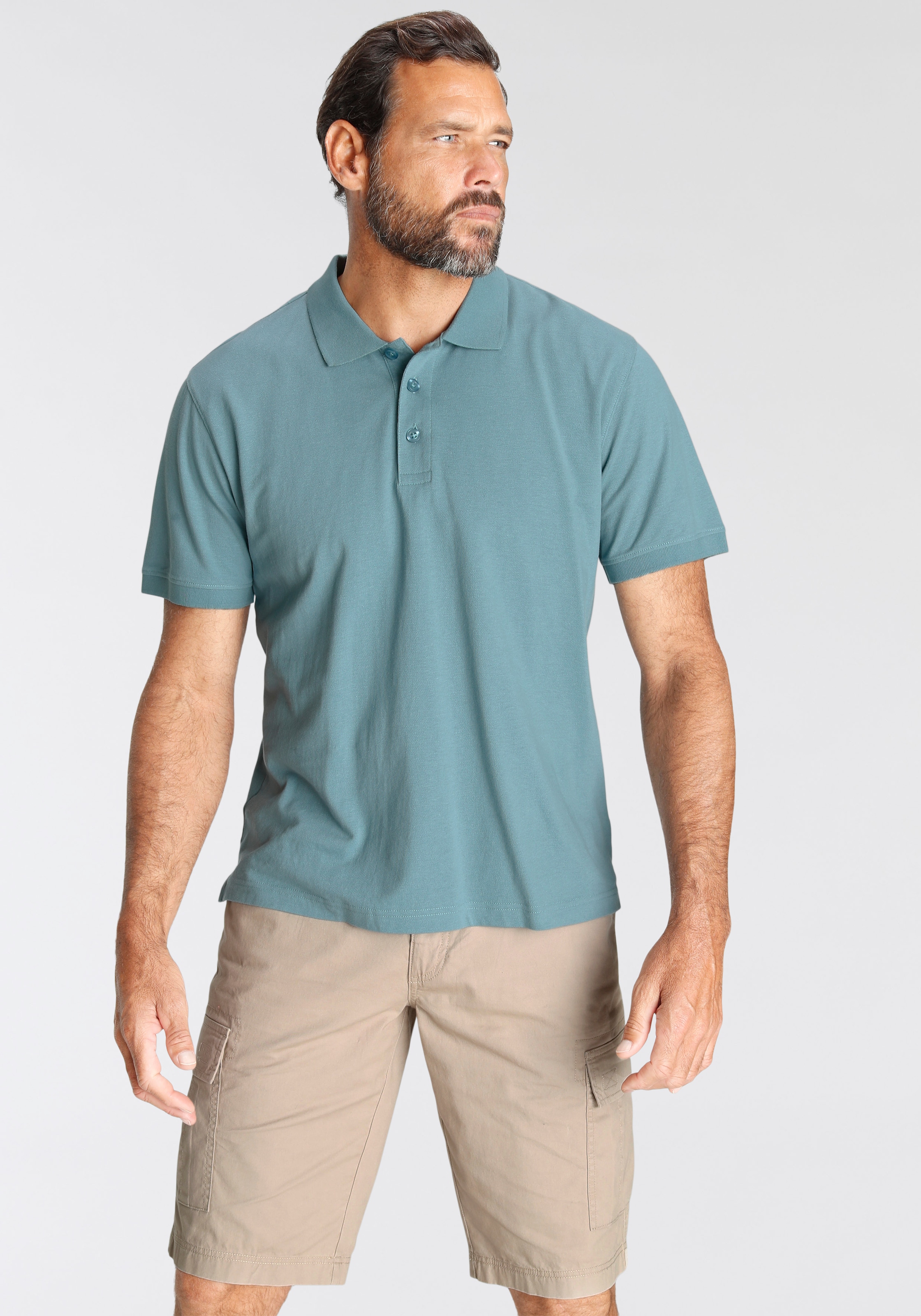 Man's World Poloshirt, Piqué online shoppen bei OTTO