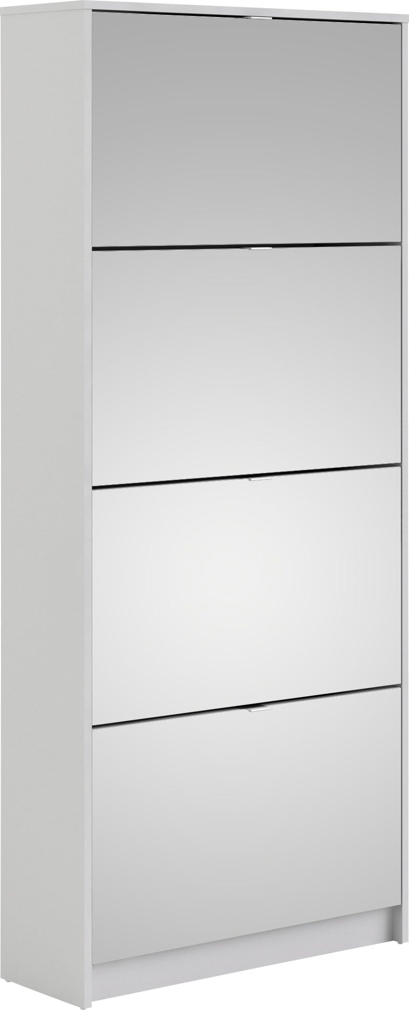 INOSIGN Schuhschrank »Shoes«, verspiegelte Klappenfronten, 2 Fächer, Folienbeschichtet, Höhe 162 cm