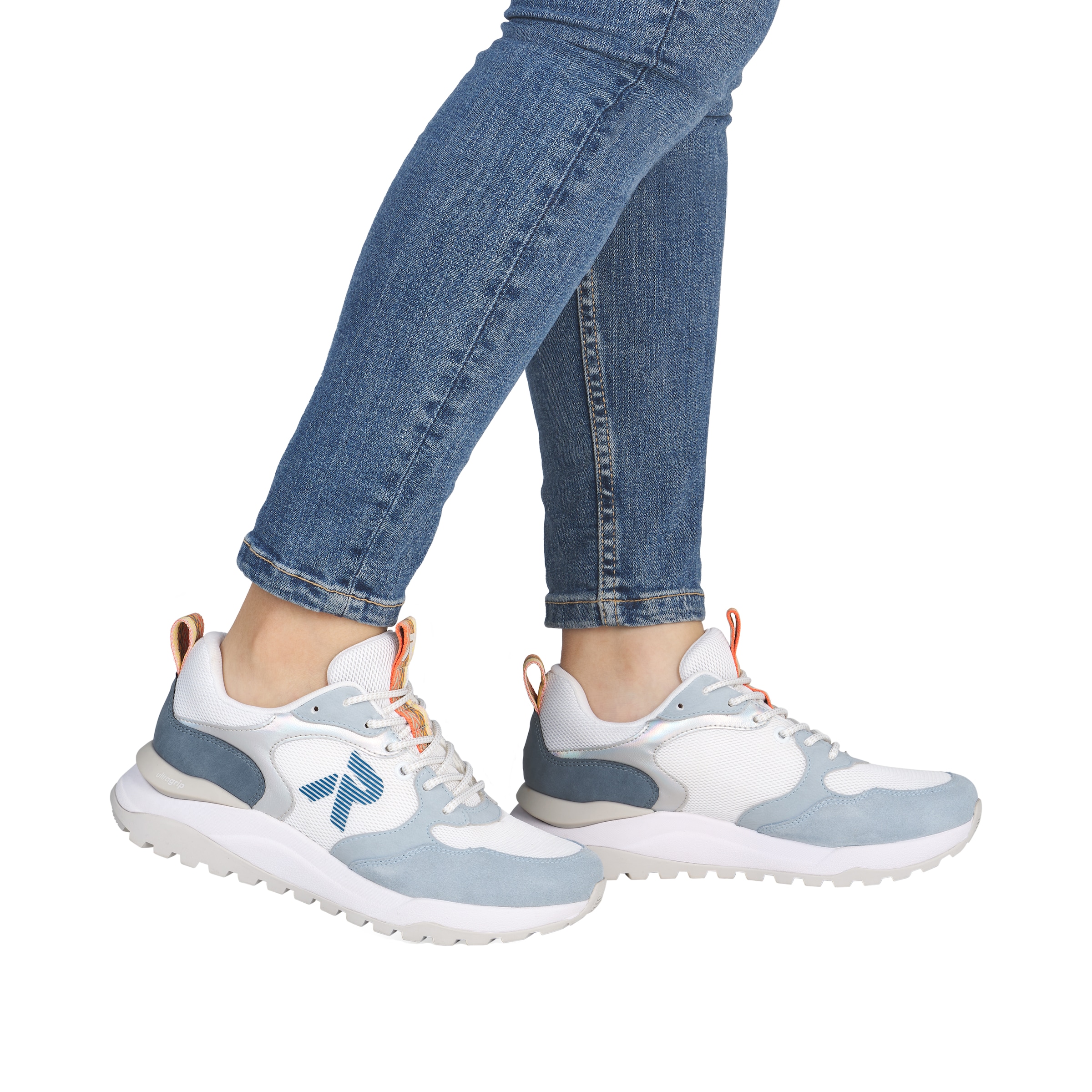 Rieker Keilsneaker  Schnürschuh, Freizeitsneaker, Halbschuh mit gepolstertem Schaftrand