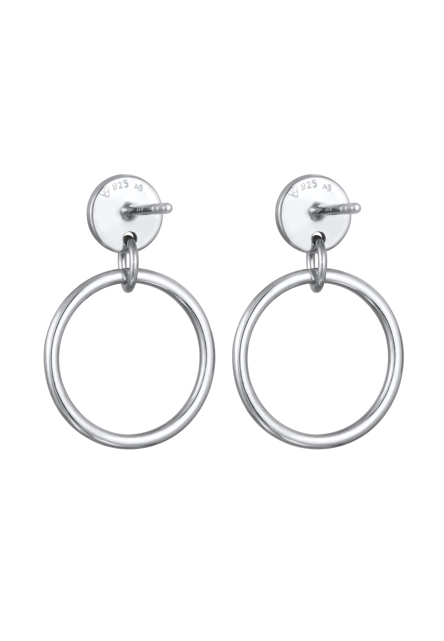 Elli Paar Ohrstecker »Ohrringe Ohrhänger Kreis Rund 925 Sterling Silber«