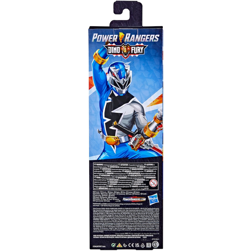 Hasbro Actionfigur »Power Rangers Dino Fury Blauer Ranger, 30 cm«