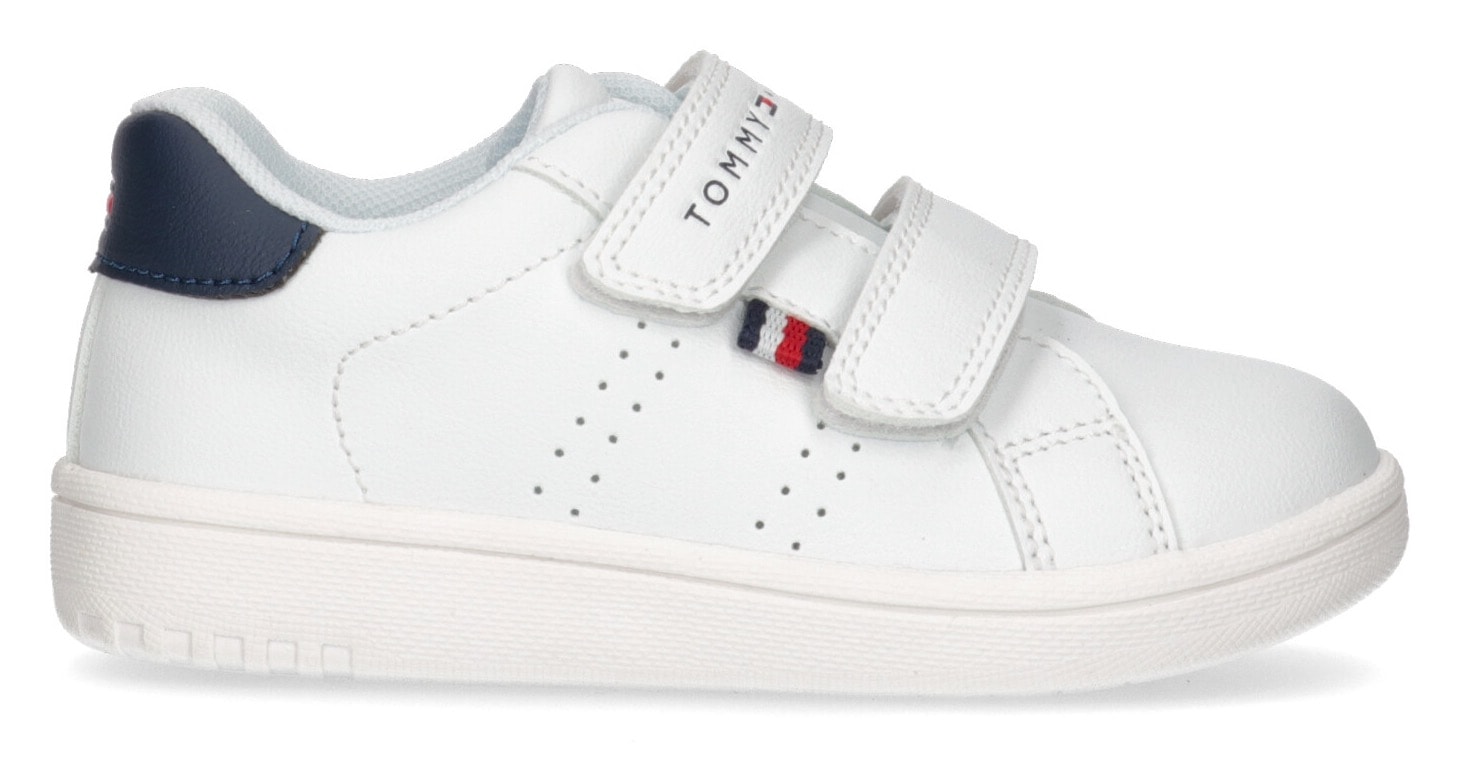 Tommy Hilfiger Sneaker »LOW CUT VELCRO SNEAKER«, mit dezentem Logoschriftzug, Freizeitschuh, Halbschuh, Schnürschuh