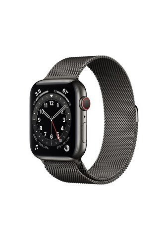 Apple Smartwatch »Series 6, GPS + Cellular, Edelstahl-Gehäuse, 44 mm mit... kaufen