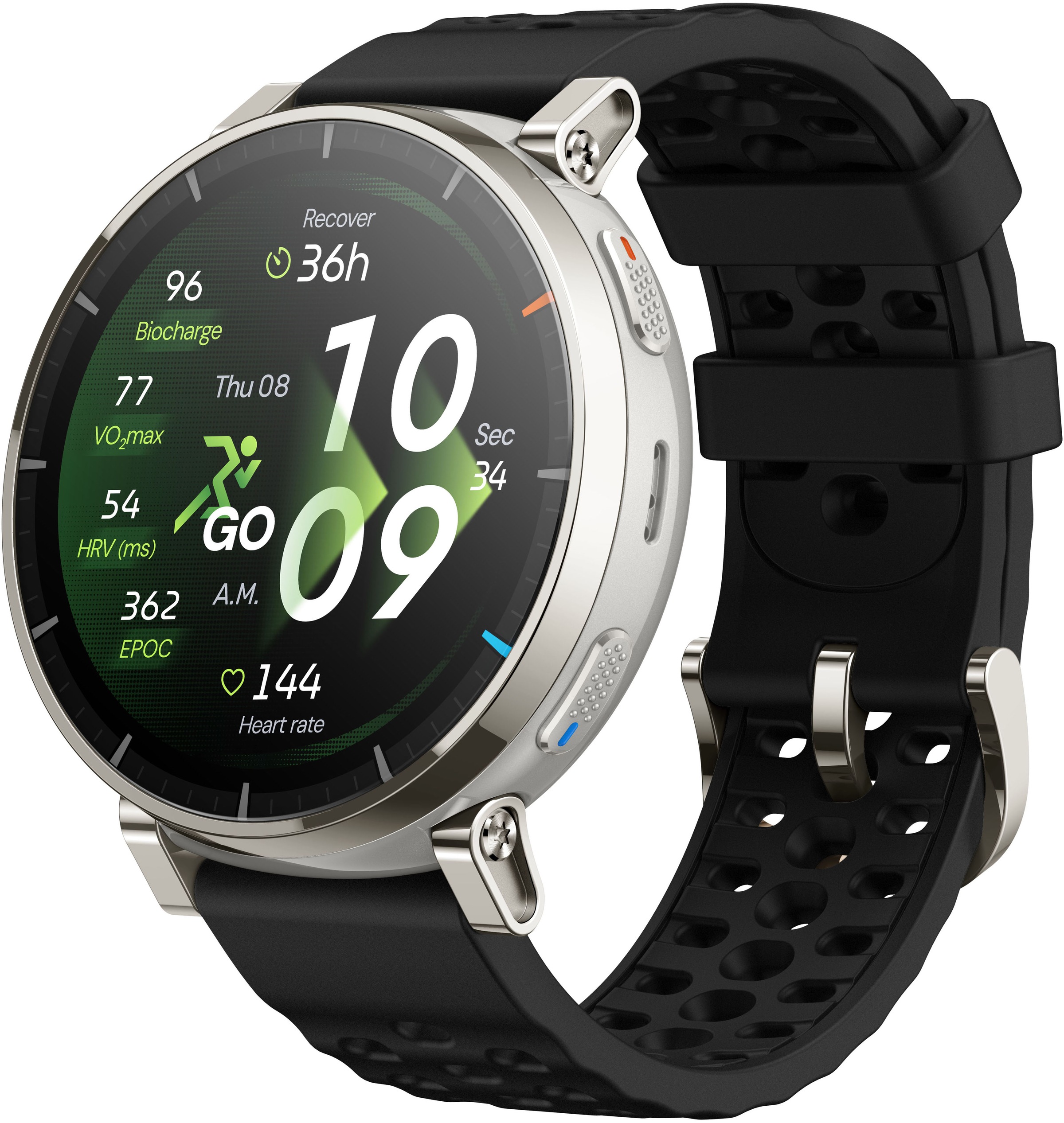Amazfit Smartwatch »SET: Smart Scale Personenwaage + Active 3 Premium« Amazfit OS