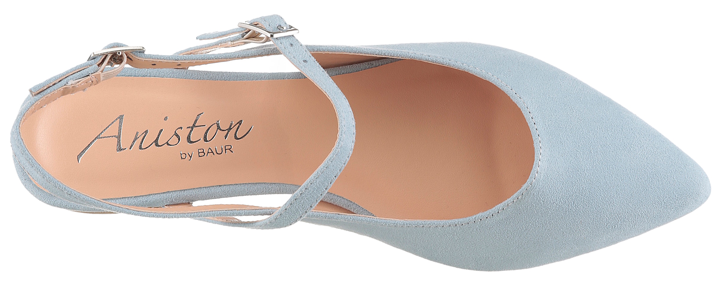 Aniston SHOES Slingpumps  Flat, Sommerschuh, Riemchensandale - schmale Form