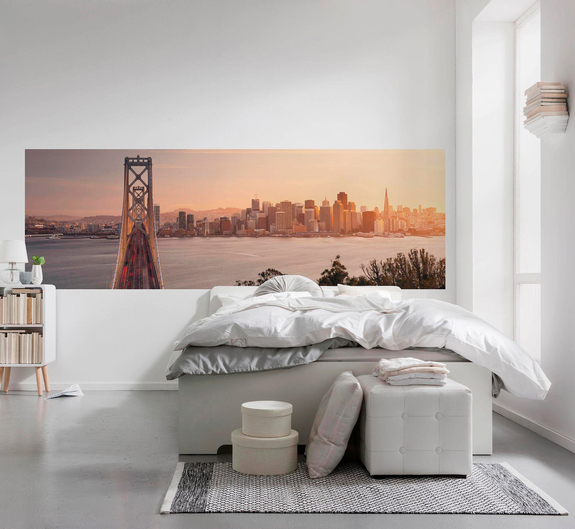 Komar Vliestapete »Digitaldruck Vlies -  California Dreaming - Größe 300 x 100 cm« bedruckt glatt Wohnzimmer, Schlafzimmer