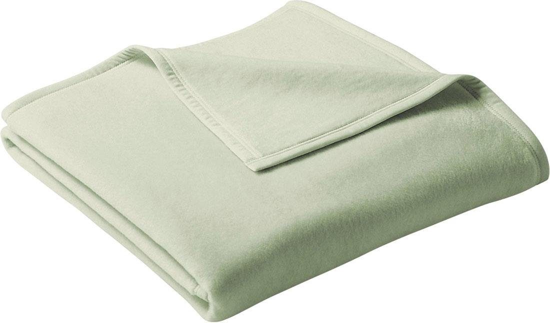 Biederlack Wohndecke »Uno Cotton«, in schönen Unifarben, Kuscheldecke