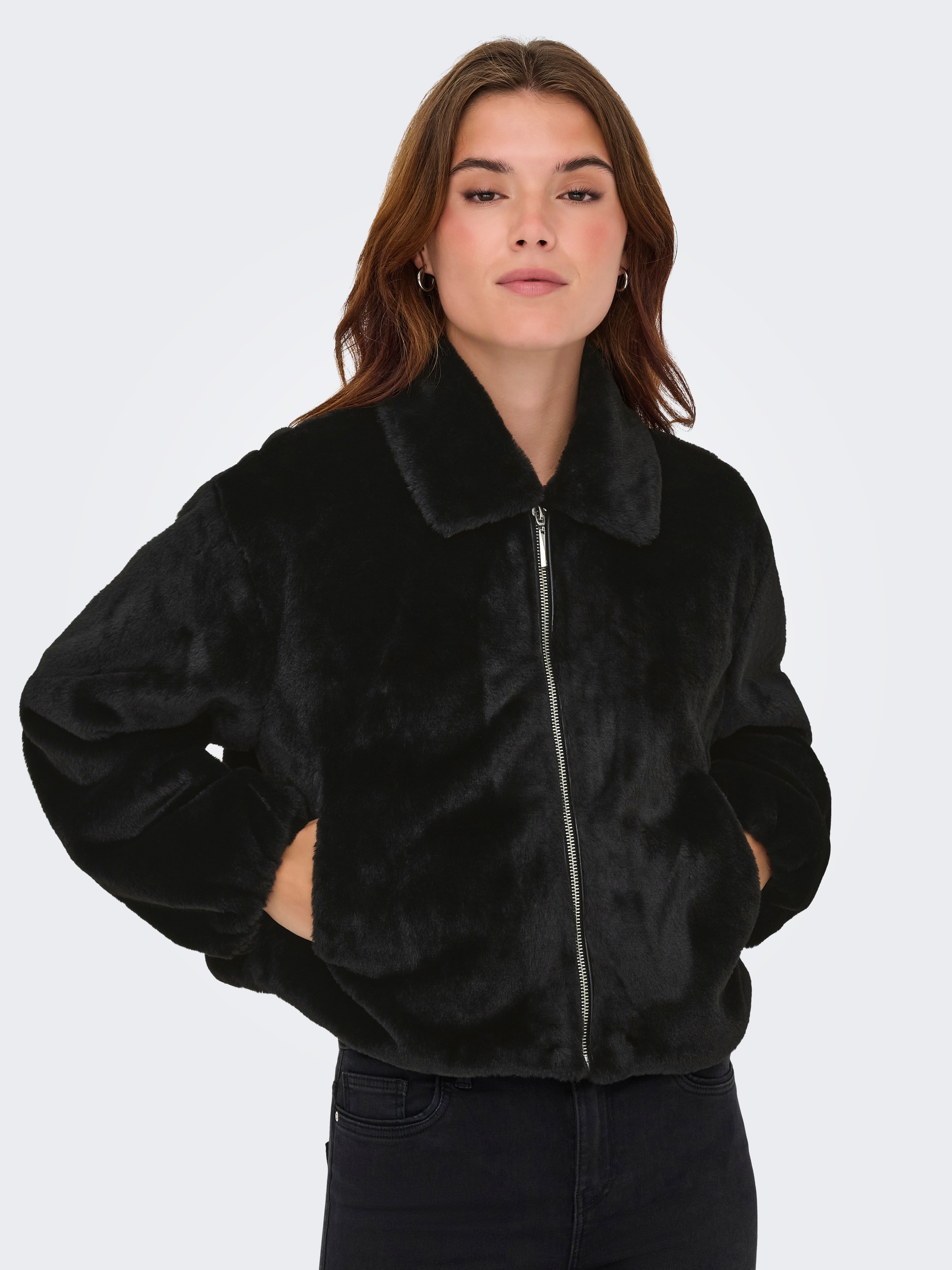 ONLY Plüschjacke »ONLDANA LIFE FAUX FUR JACKET CC OTW« ohne Kapuze
