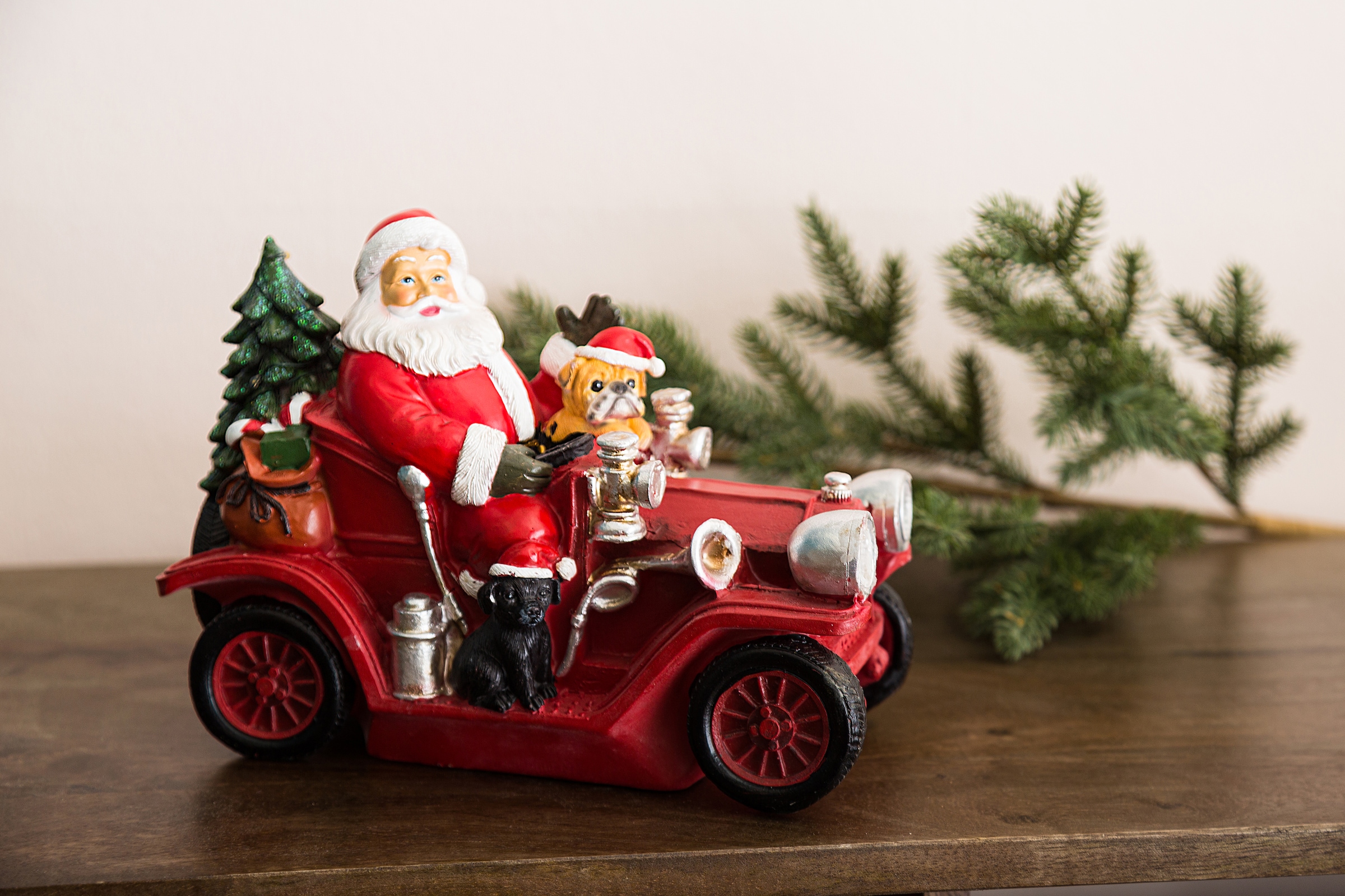 Myflair Möbel & Accessoires Weihnachtsfigur »Weihnachtsdeko St.), Auto, (1 Höhe ca. rot«, 18 bestellen Online cm im im Shop OTTO