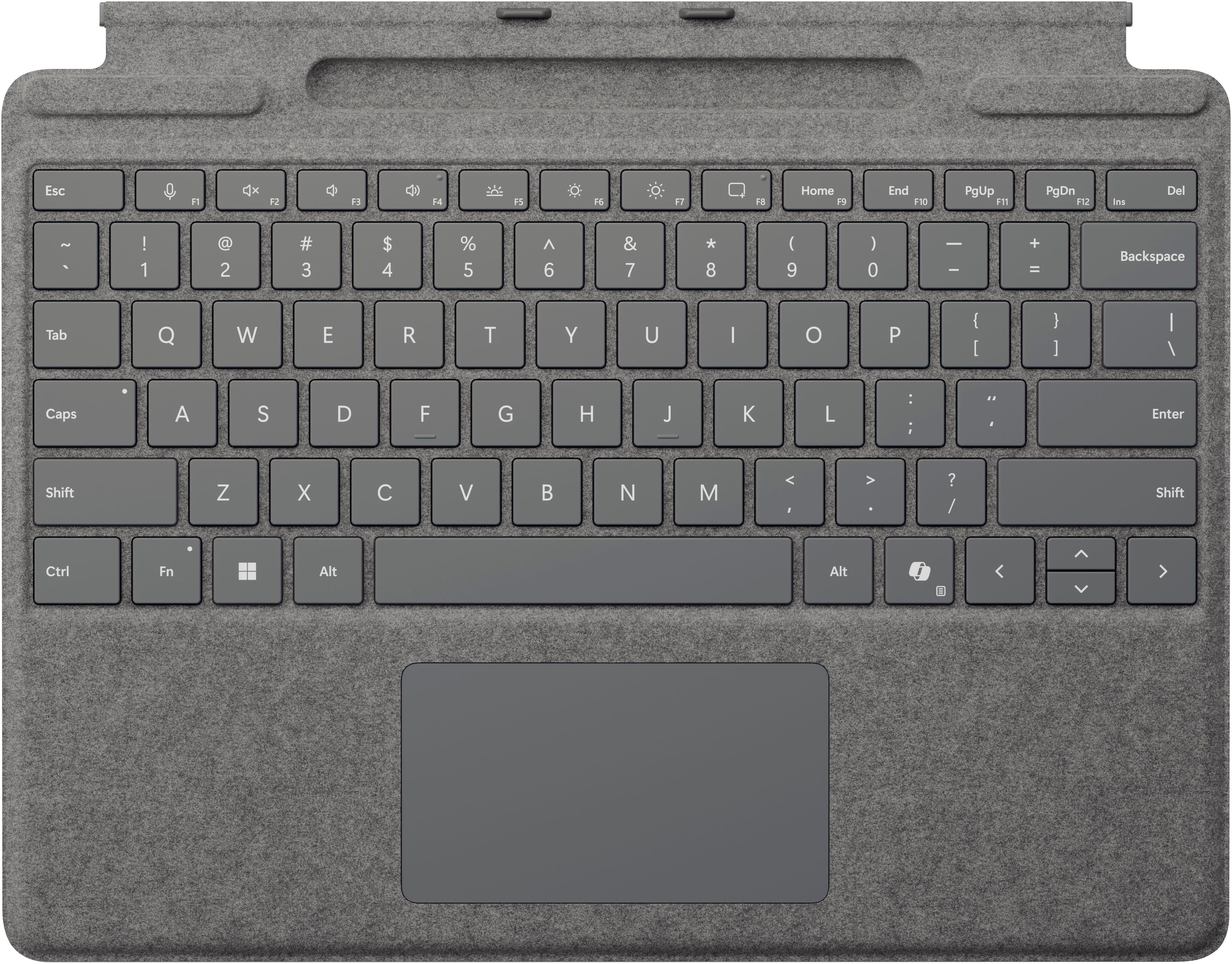 Microsoft Tastatur mit Touchpad »Surface Pro mit Slim Pen« (Fn-Tasten | Touchpad) mit Slim Pen