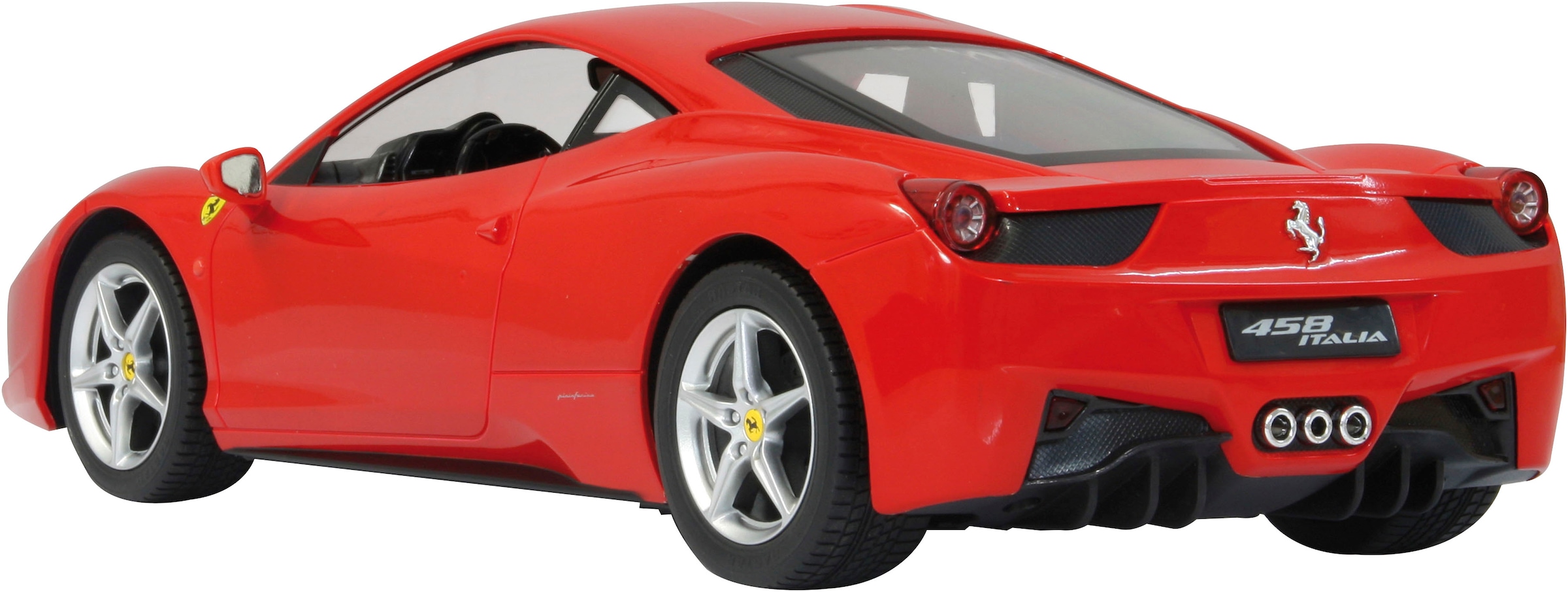 Jamara RC-Auto »Deluxe Cars, Ferrari 458 Italia, 1:14, rot, 2,4GHz«, mit LED-Licht