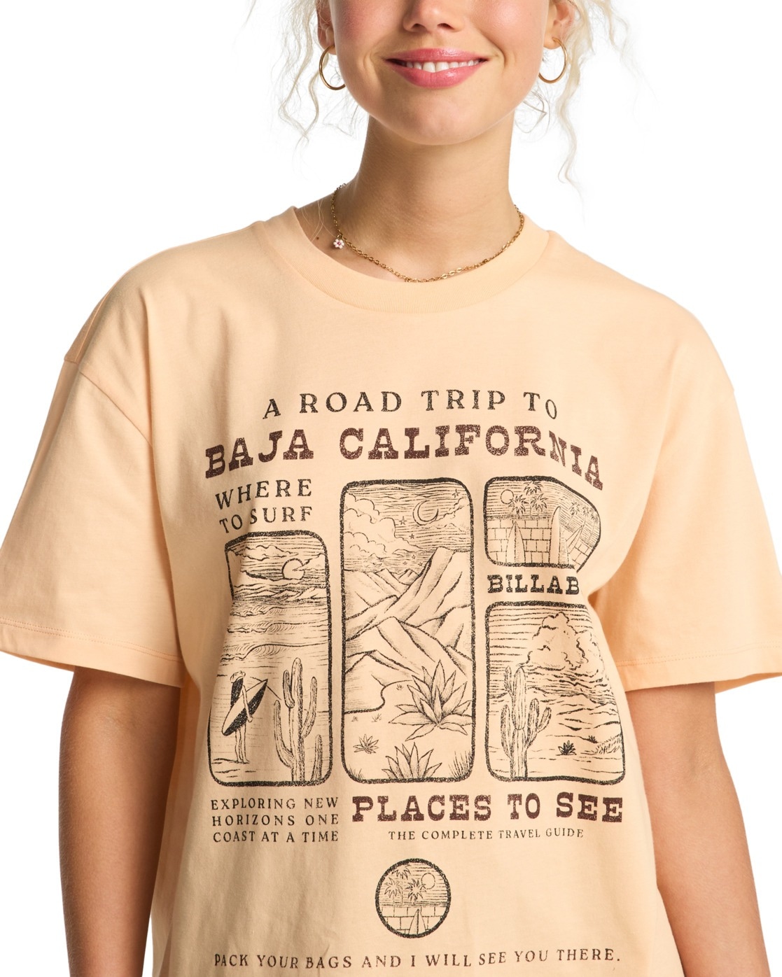 Billabong T-Shirt »Flying To The Moon«