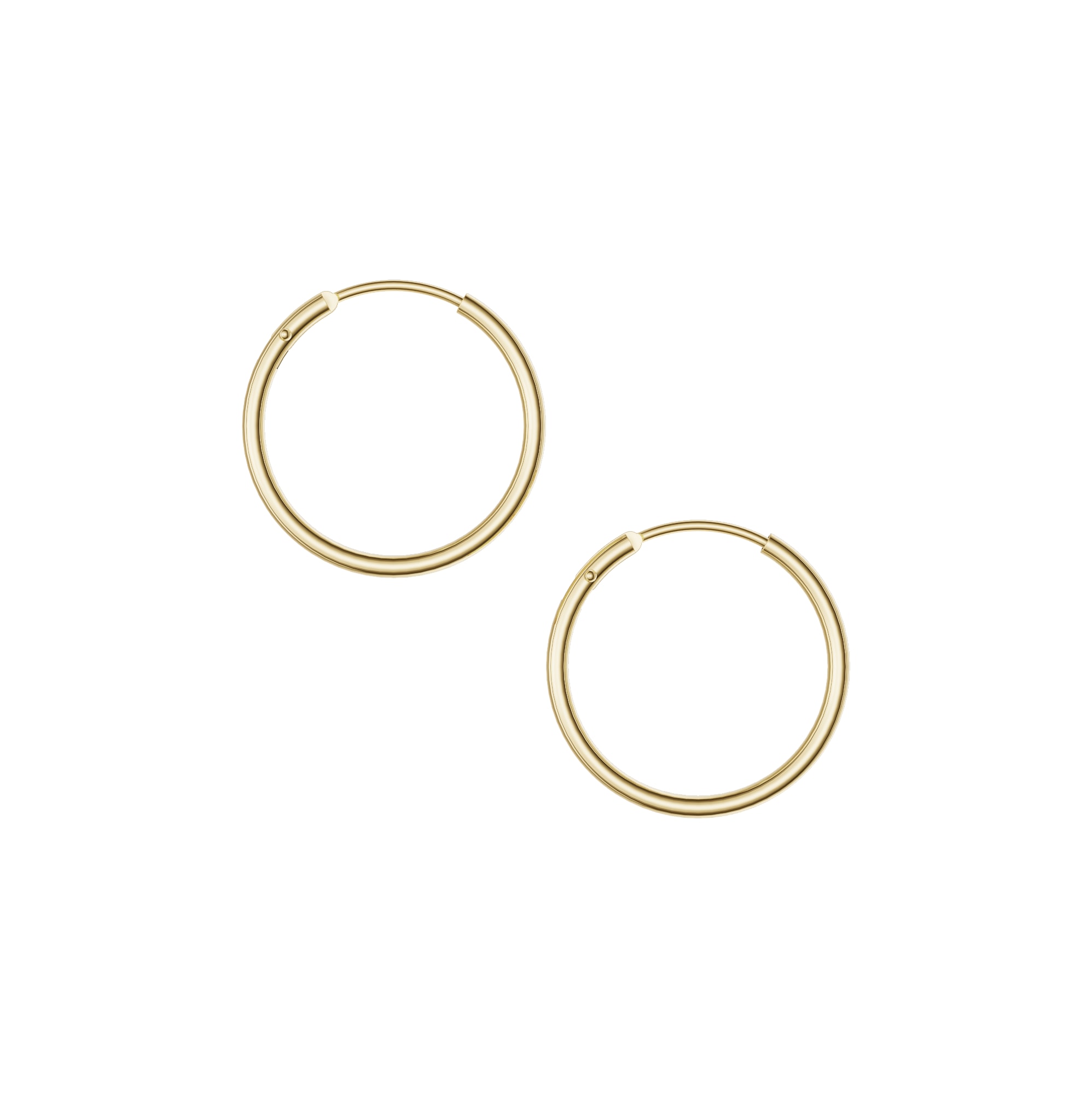 Firetti Paar Creolen »Schmuck Geschenk Silber 925 Ohrringe 1,3 mm breit« Made in Germany