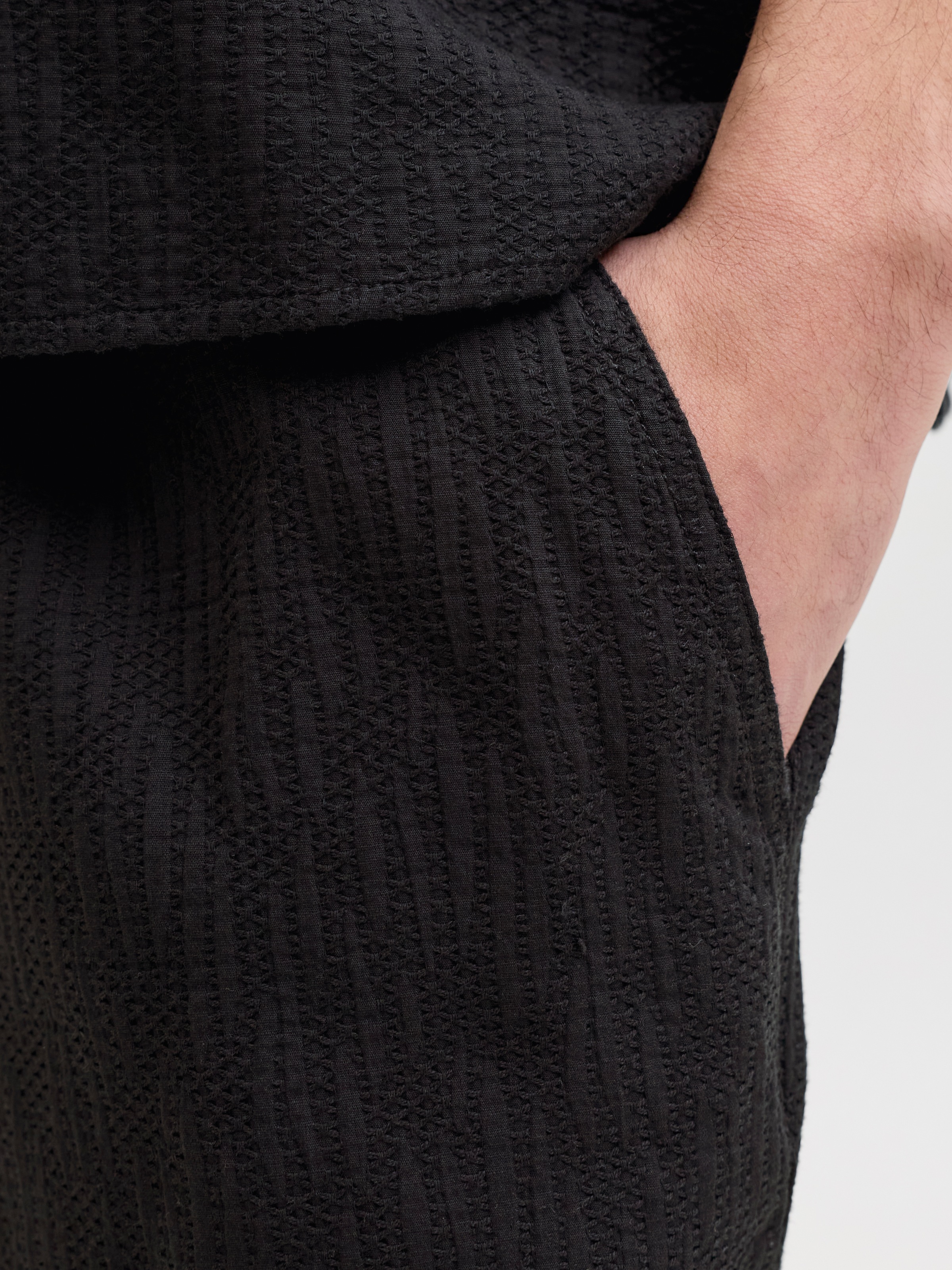 Jack & Jones Shorts »JPSTJAIDEN WAVY JOGGER SHORTS REG SN«  Baumwolle, locker geschnitten