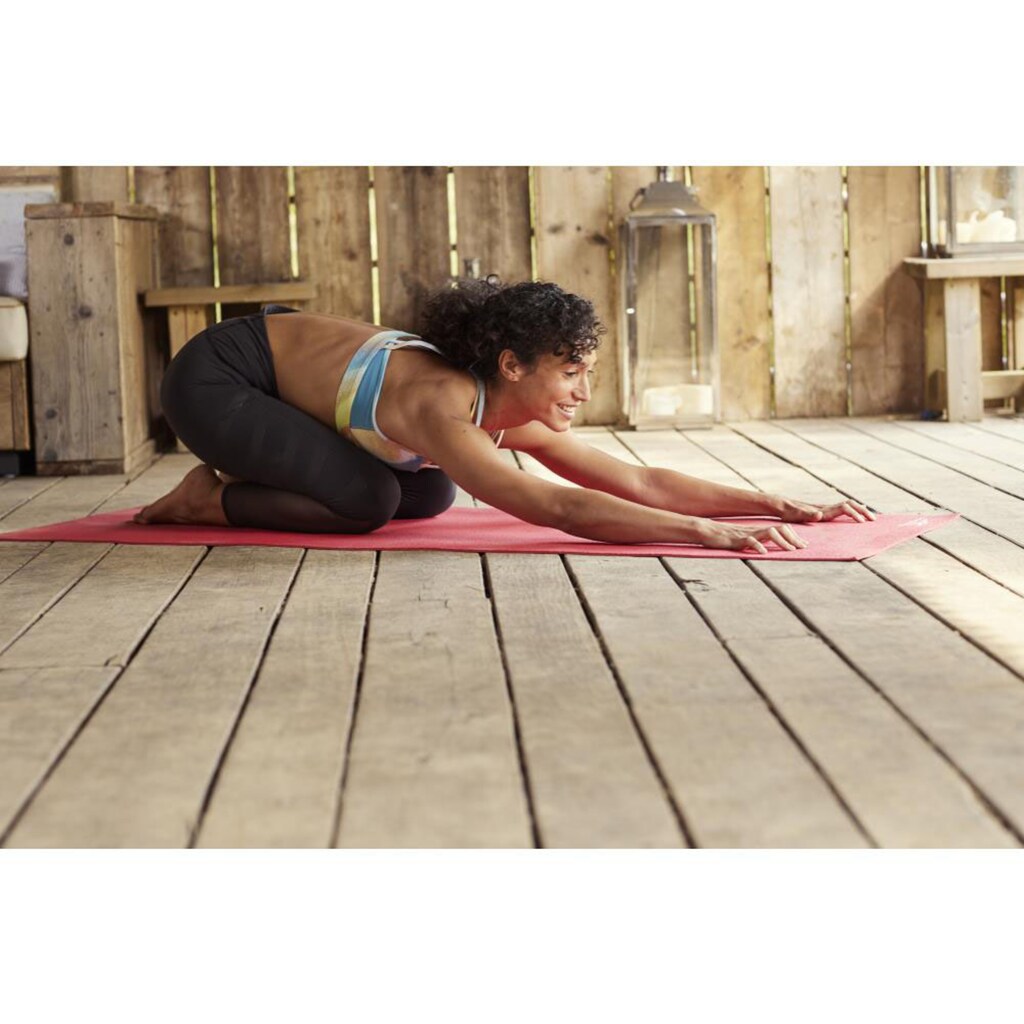 Reebok Yogamatte, (1), mit rutschfester Unterlage, inklusive Tragegurt