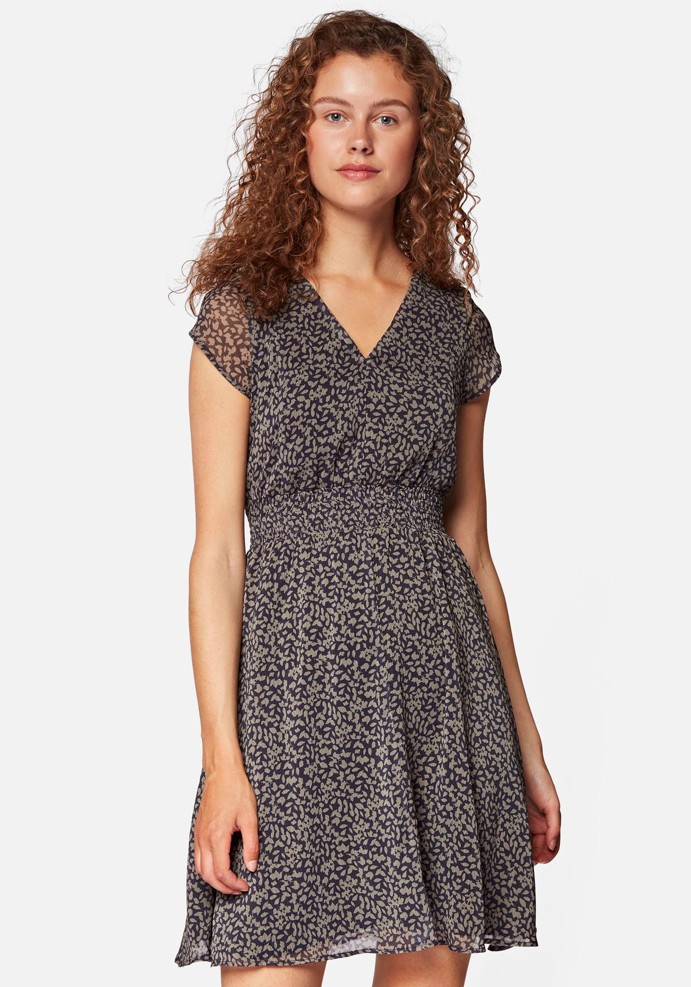 Mavi Blusenkleid, mit Blumenmuster