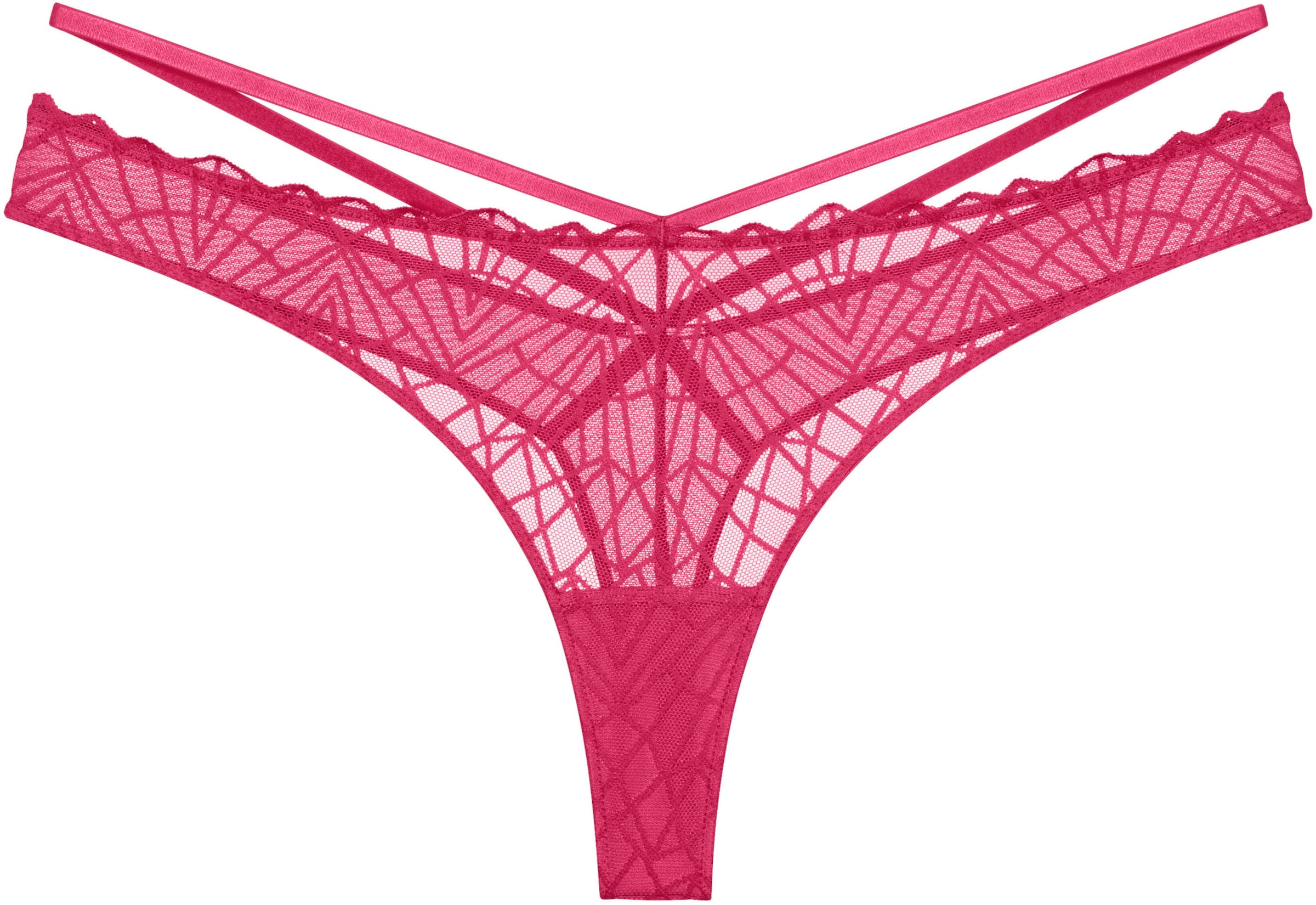 Triumph String »That Night In Vegas«, Spitz, mit Mesh-Rückseite, Bänderdetails, elegante Passform