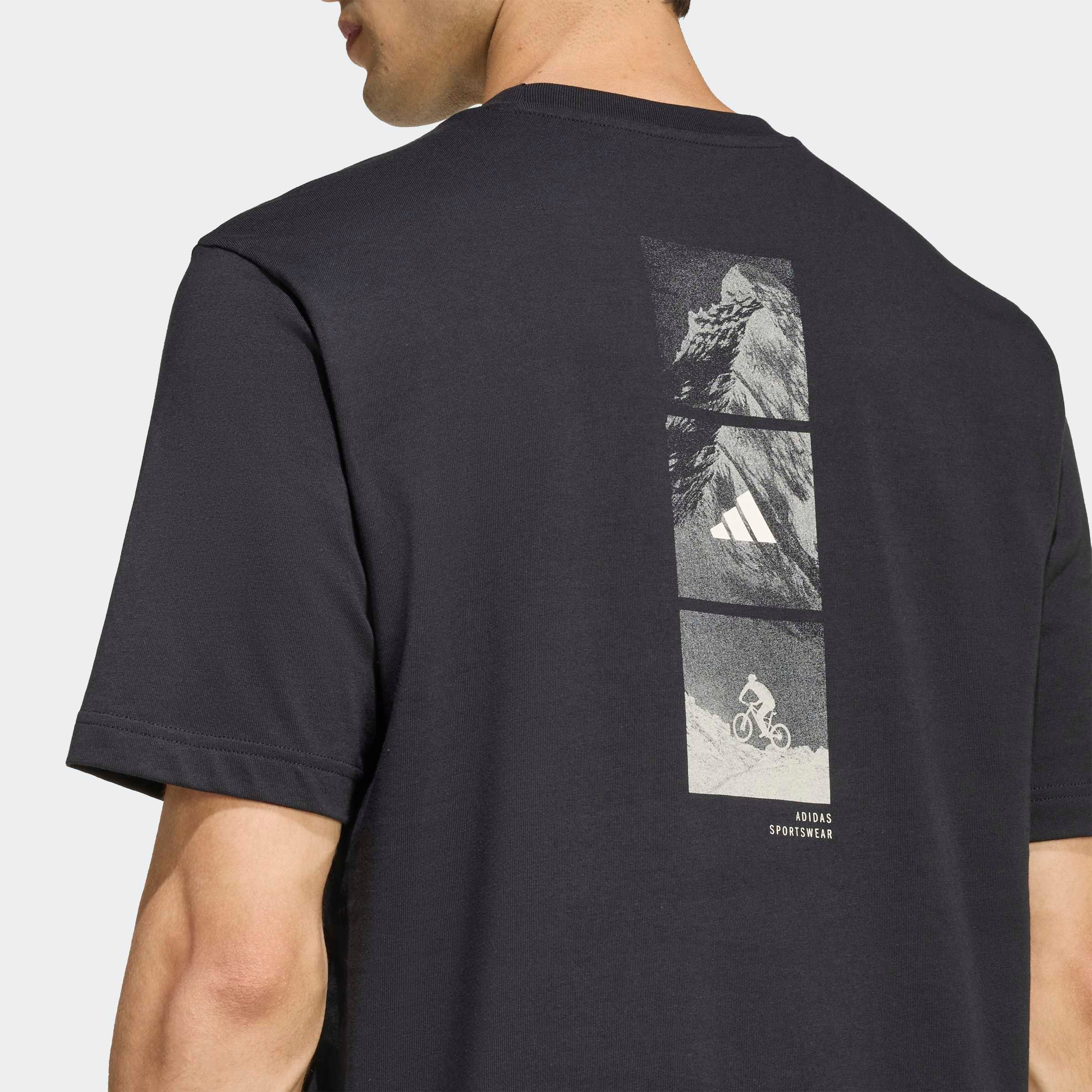 adidas Sportswear T-Shirt »M OUT BIKE T« mit Rundhalsausschnitt, Kurzarmdesign, ohne Verschluss