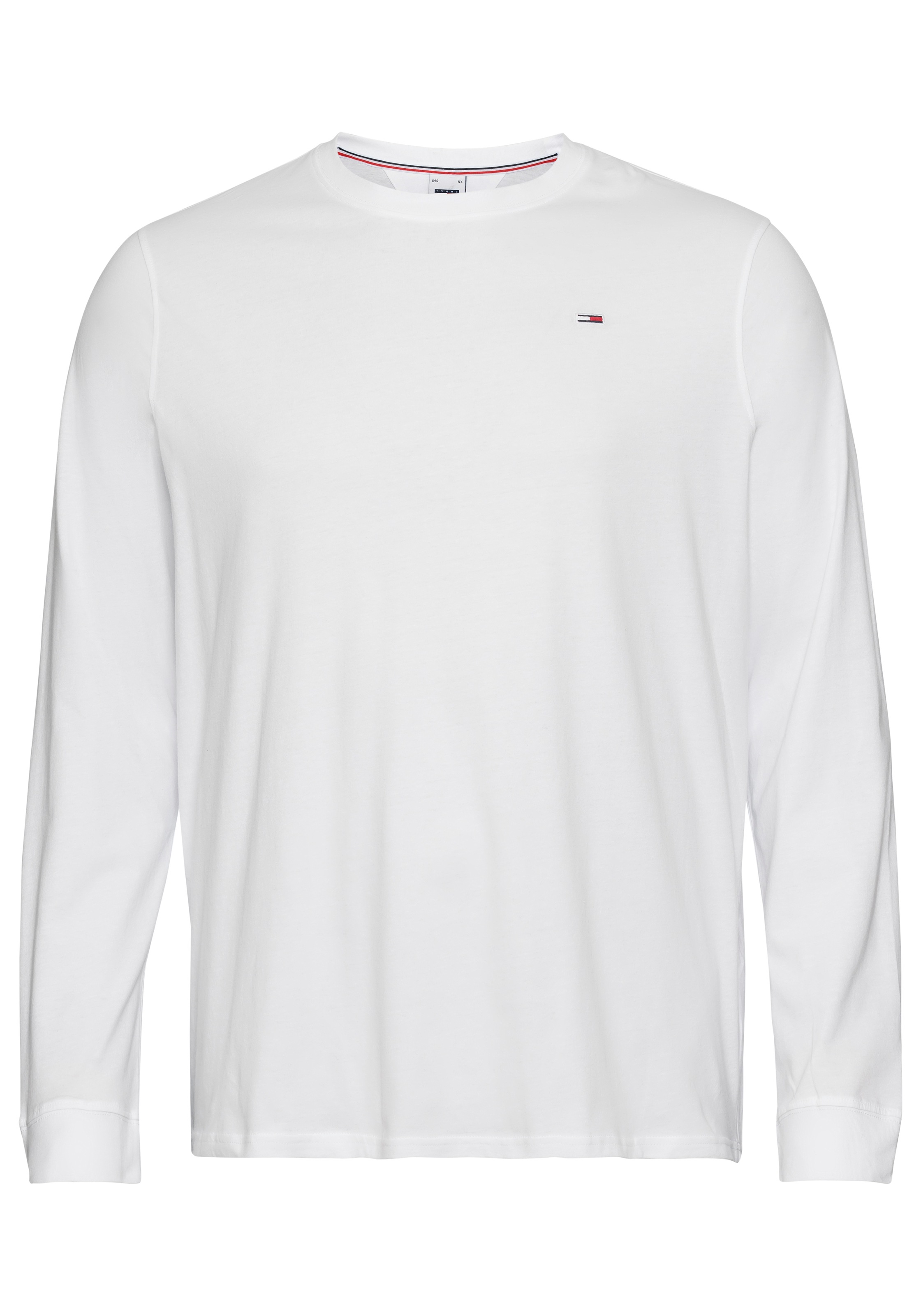 Tommy Jeans Plus Langarmshirt »TJM SLIM 2PACK L/S EXT«, (Packung, 2er-Pack), mit Rundhalsausschnitt